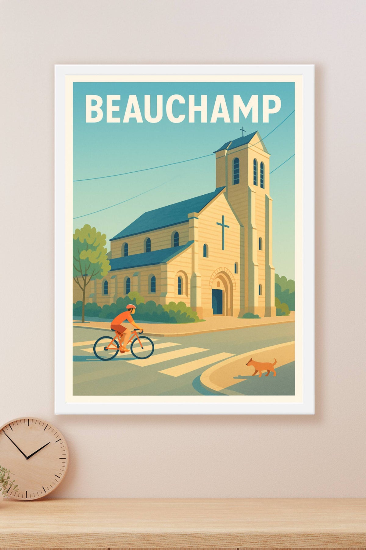 Affiche de Beauchamp - Charme paisible et patrimoine local