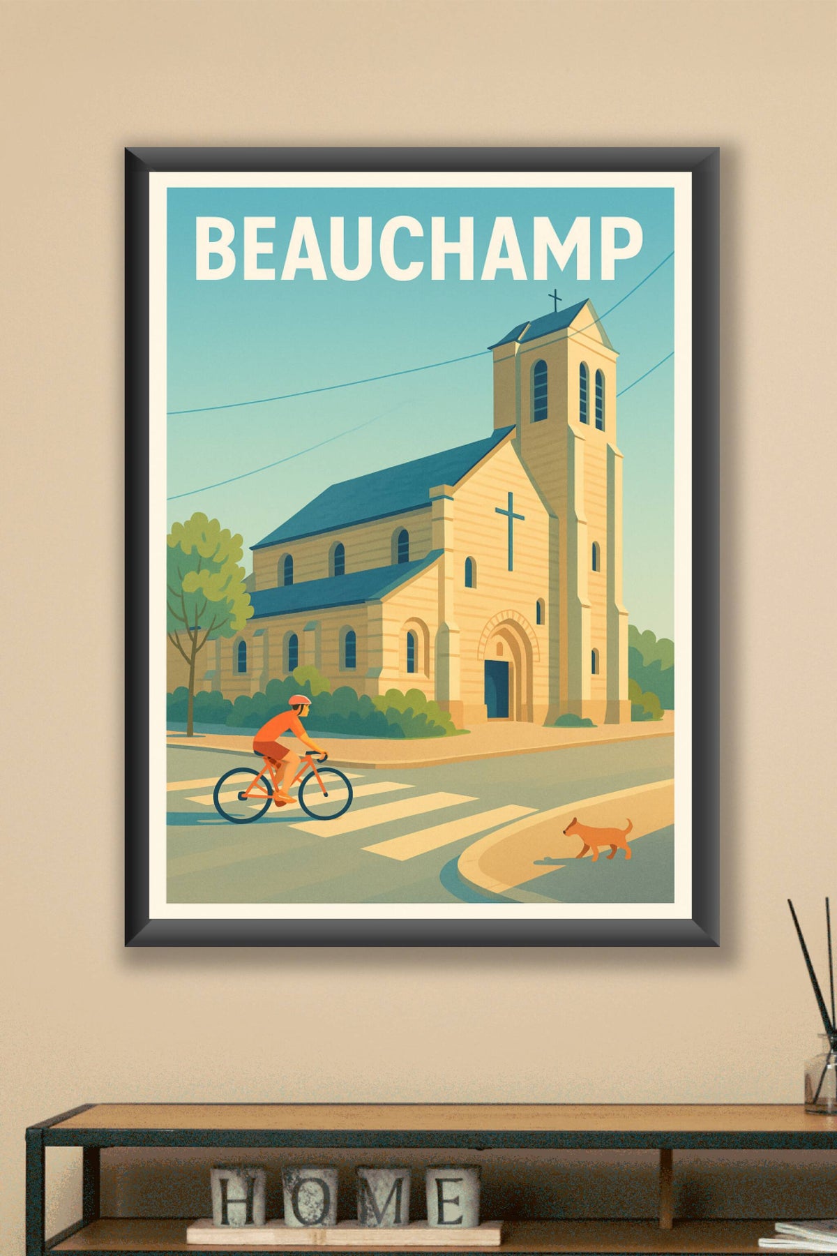Affiche de Beauchamp - Charme paisible et patrimoine local