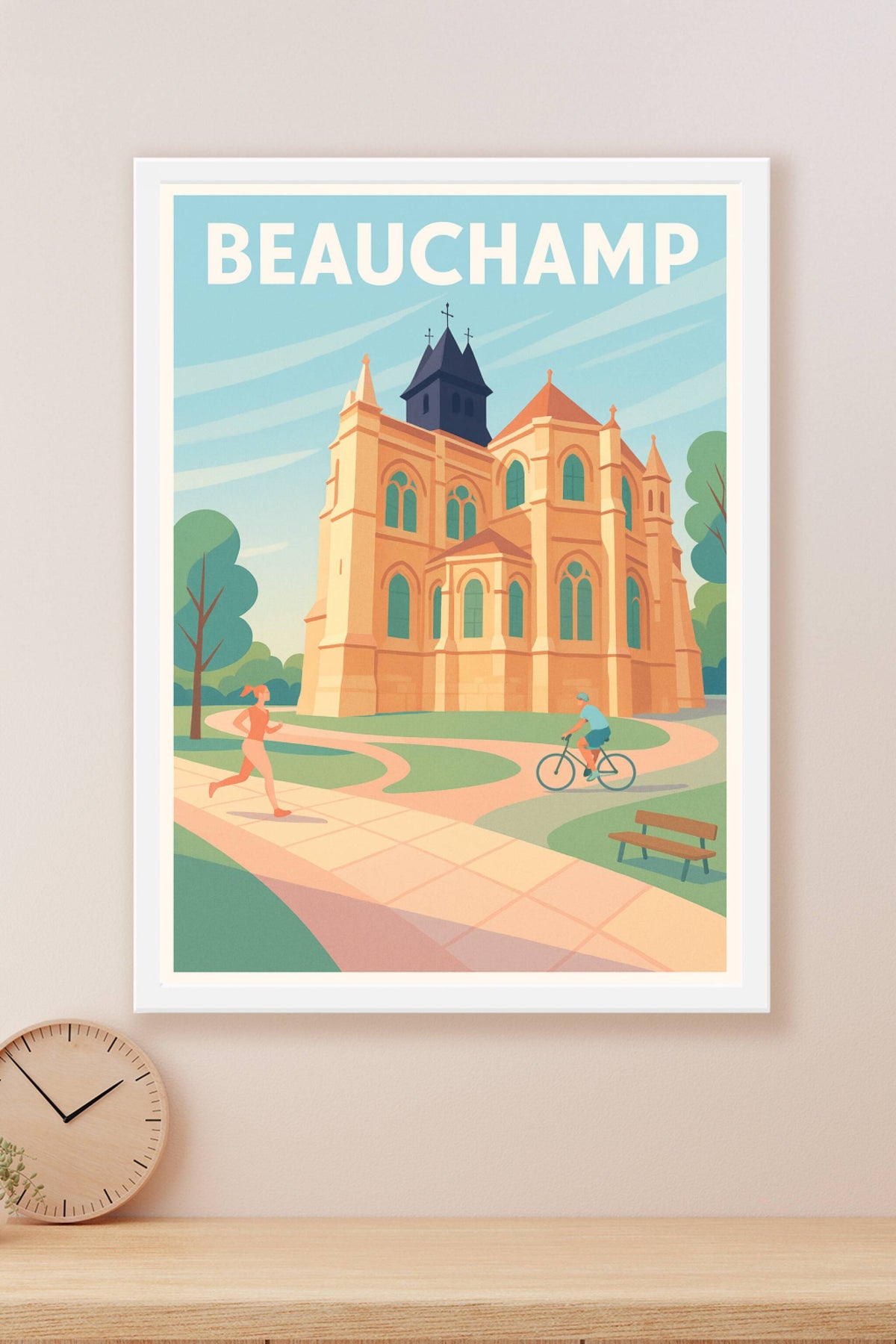 Affiche de Beauchamp - Harmonie entre nature et patrimoine