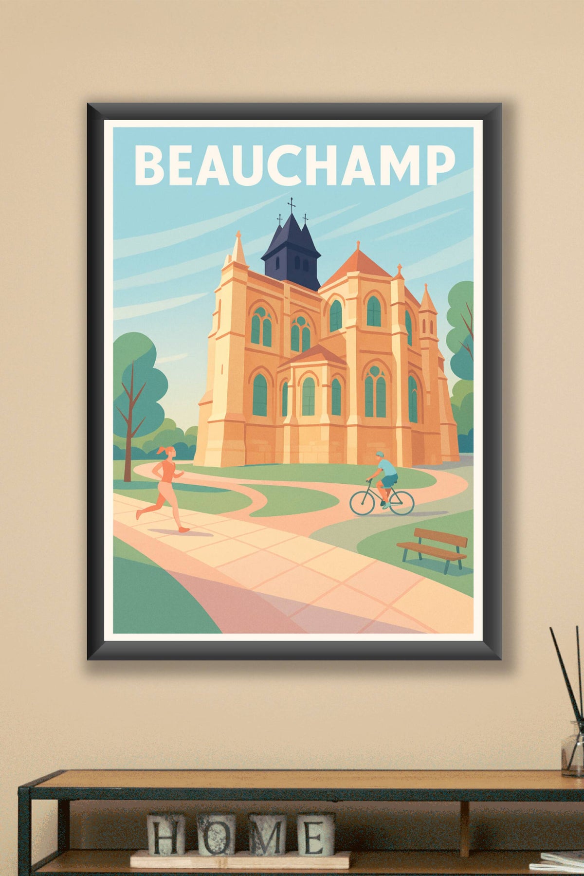 Affiche de Beauchamp - Harmonie entre nature et patrimoine