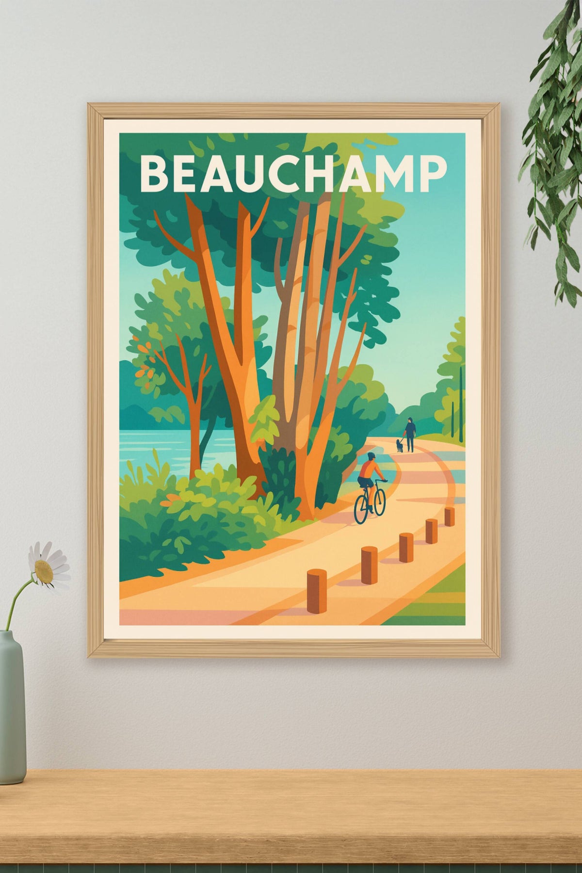 Affiche de Beauchamp - Promenade au cœur de la nature