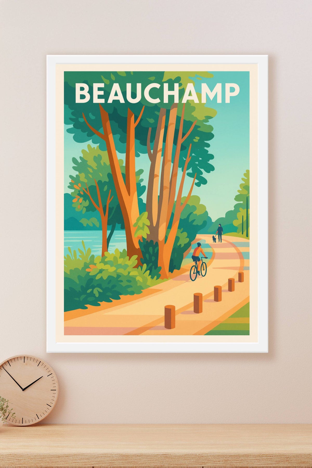 Affiche de Beauchamp - Promenade au cœur de la nature
