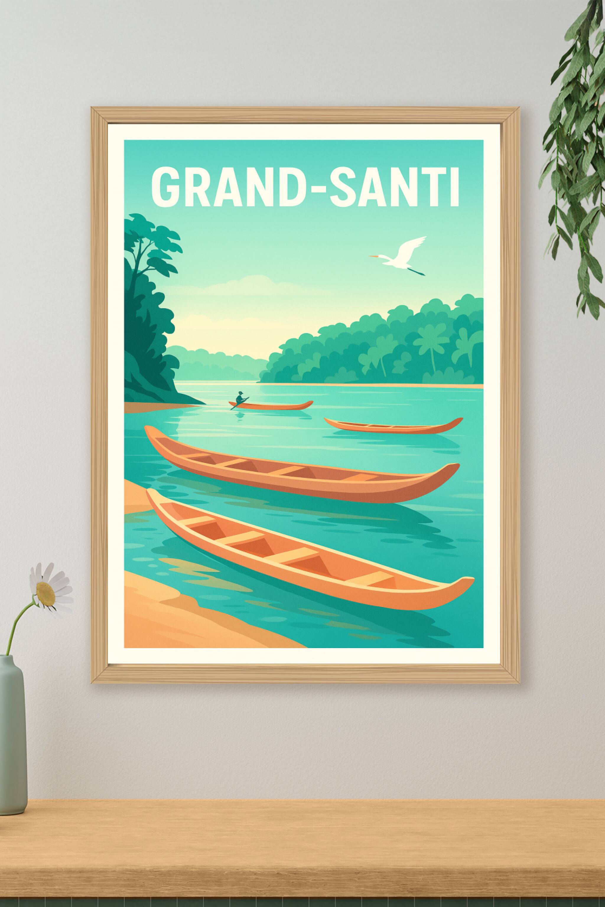 Affiche de Grand-Santi - Évasion et nature paisible