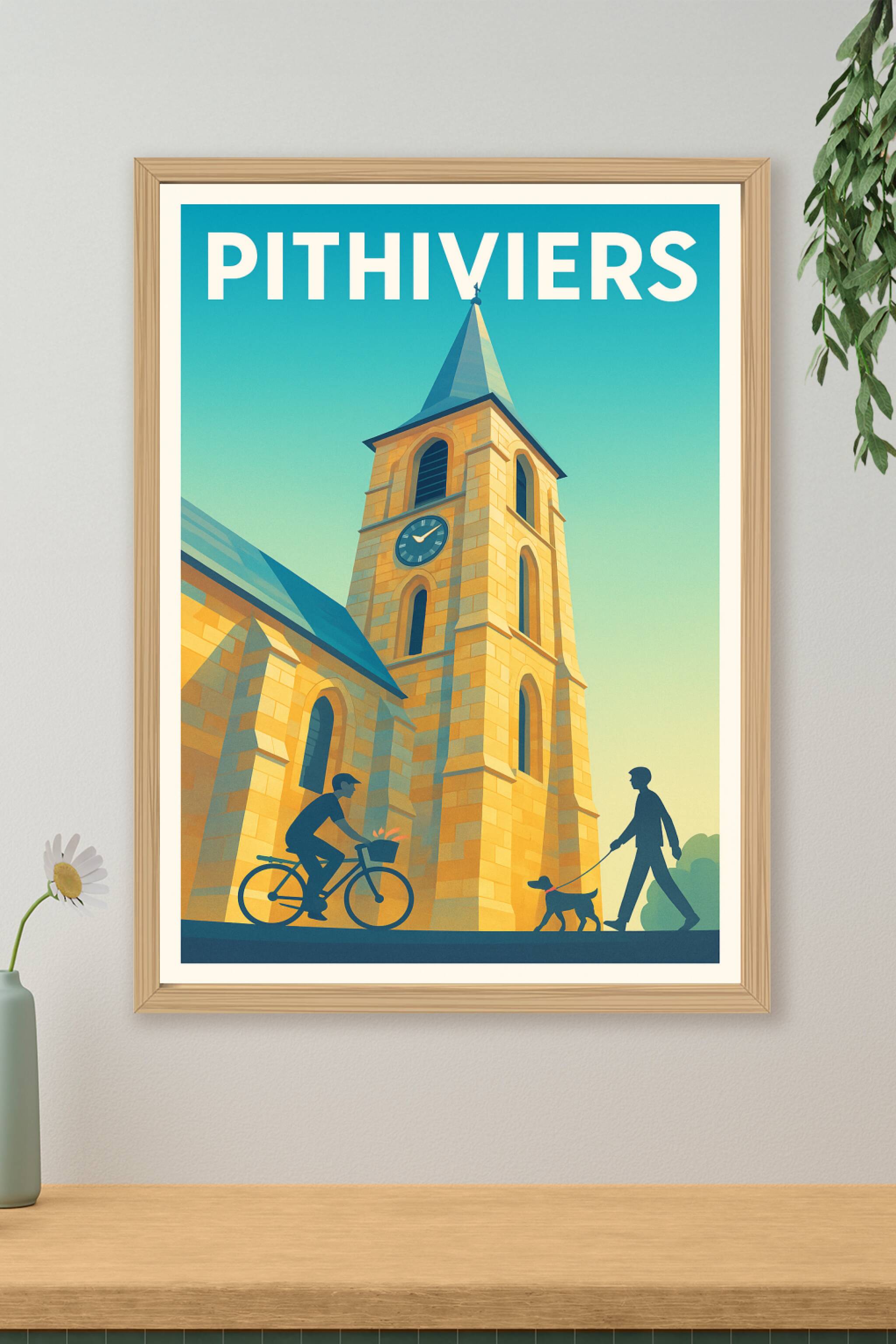 Affiche de Pithiviers - Sérénité au cœur de la ville