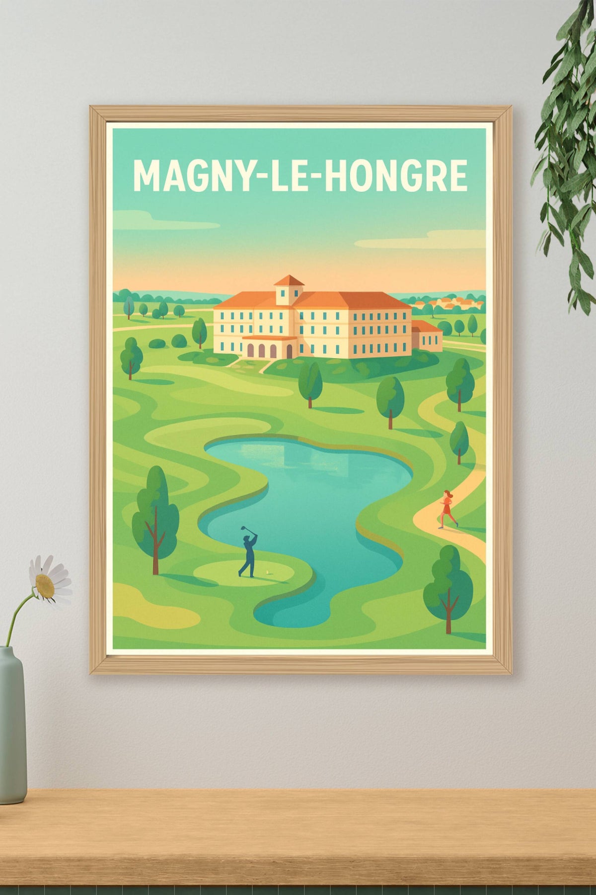 Affiche de Magny-le-Hongre - Élégance et nature au cœur de la ville
