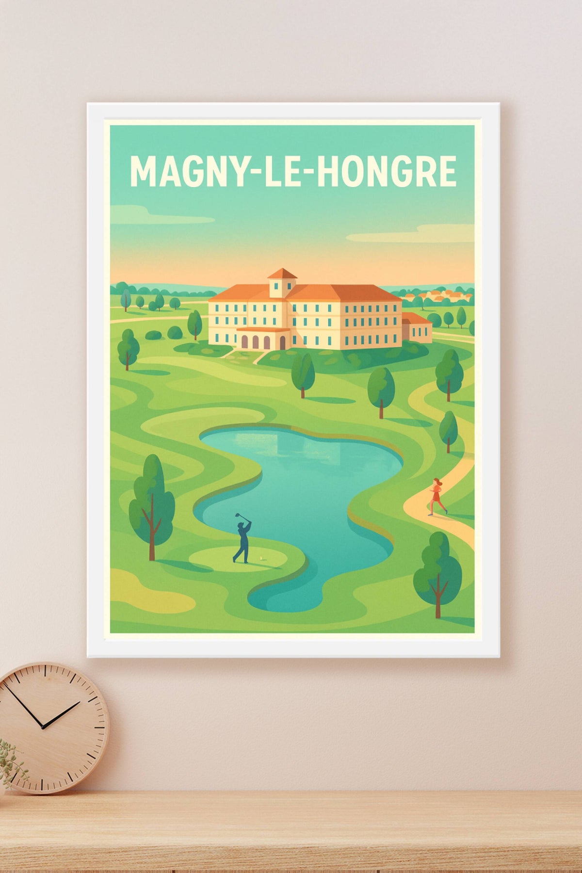 Affiche de Magny-le-Hongre - Élégance et nature au cœur de la ville