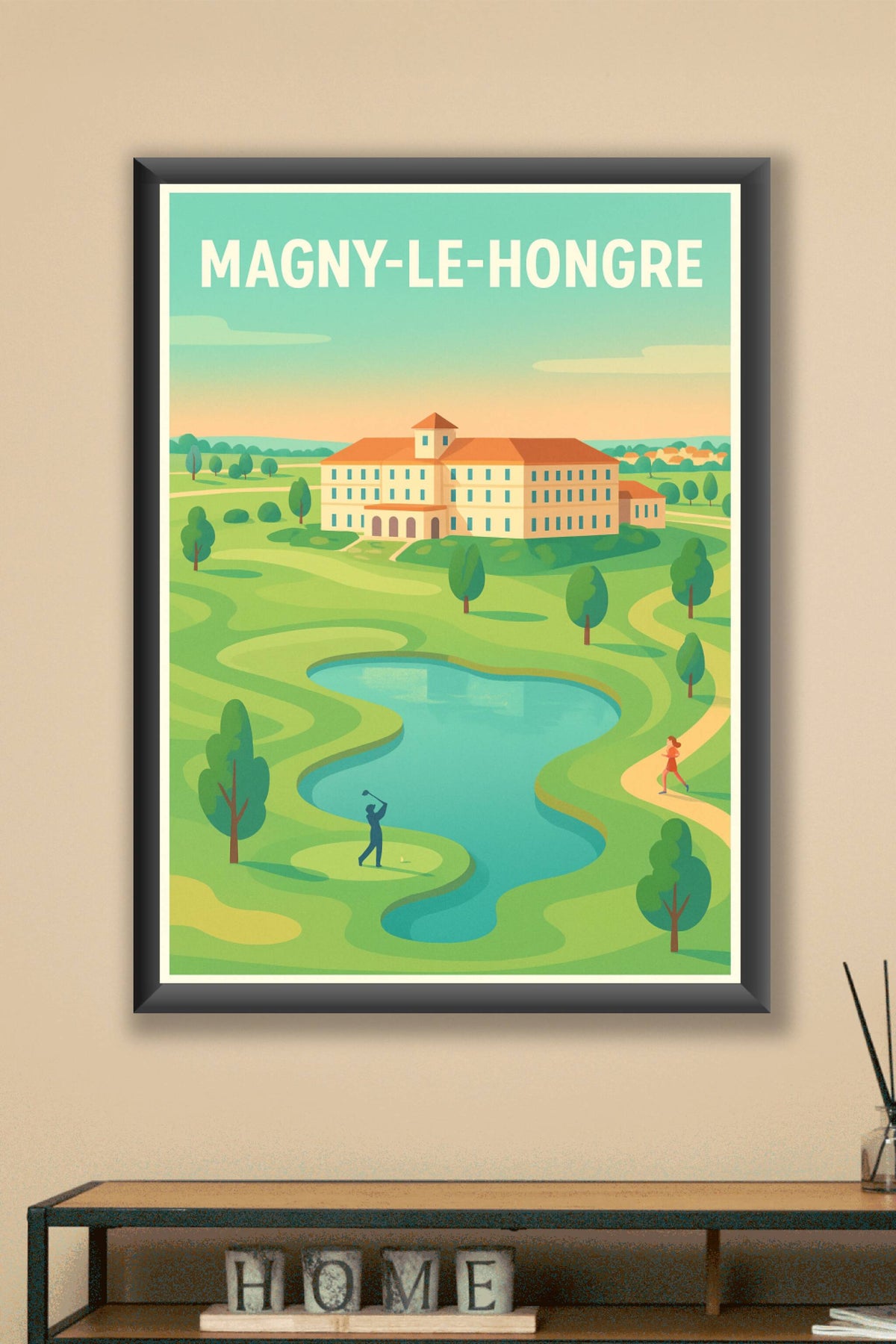 Affiche de Magny-le-Hongre - Élégance et nature au cœur de la ville