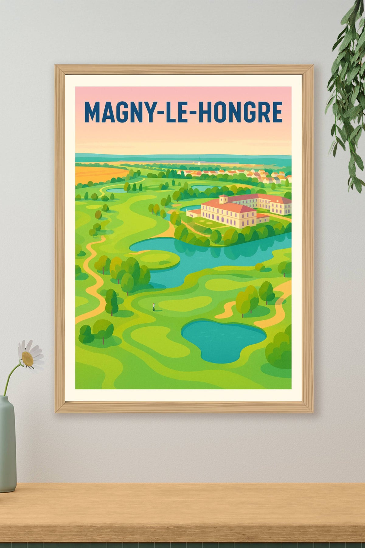 Affiche de Magny-le-Hongre - Évasion bucolique au cœur du golf