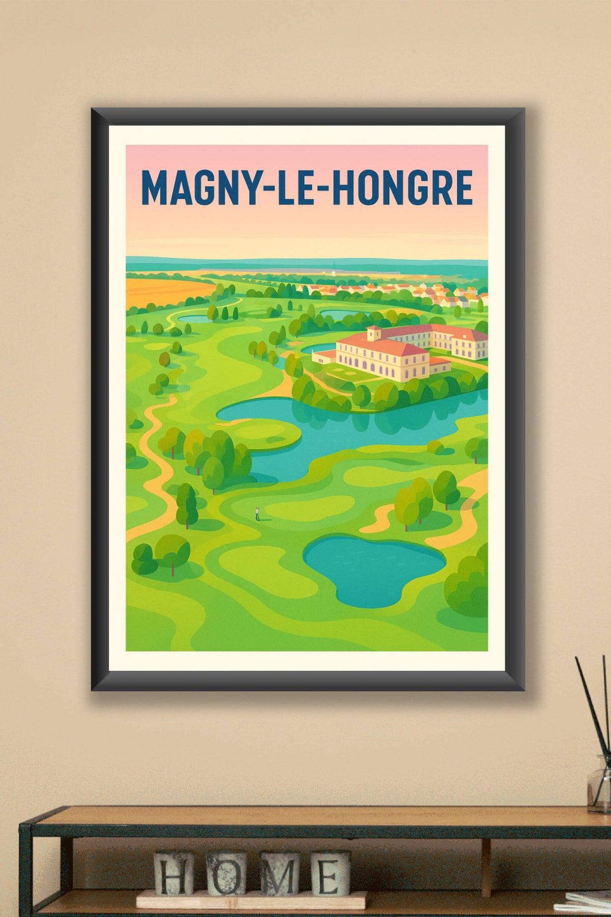 Affiche de Magny-le-Hongre - Évasion bucolique au cœur du golf