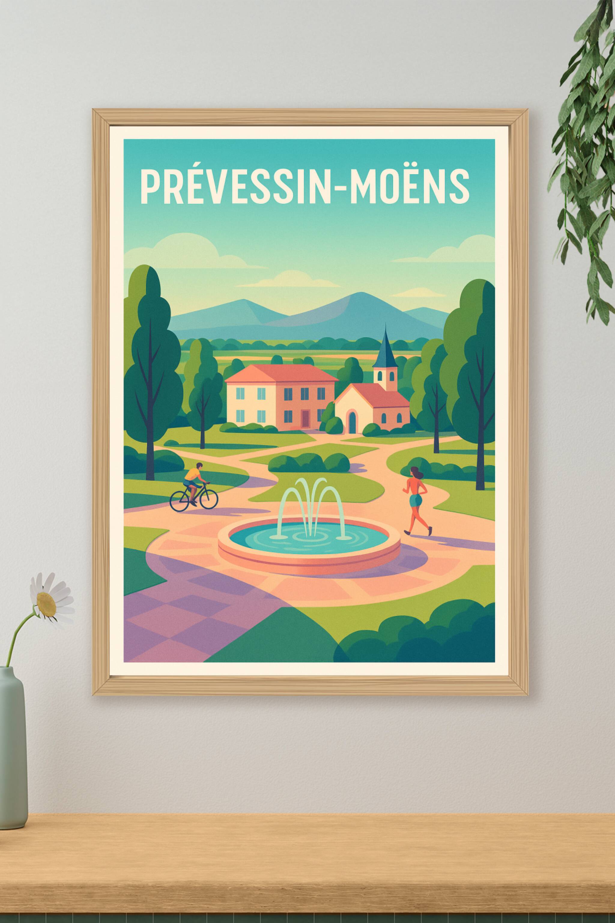 Affiche de Prévessin-Moëns - La douceur de la vie au cœur du village