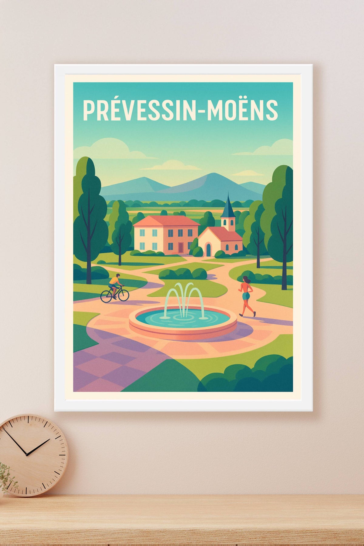 Affiche de Prévessin-Moëns - La douceur de la vie au cœur du village
