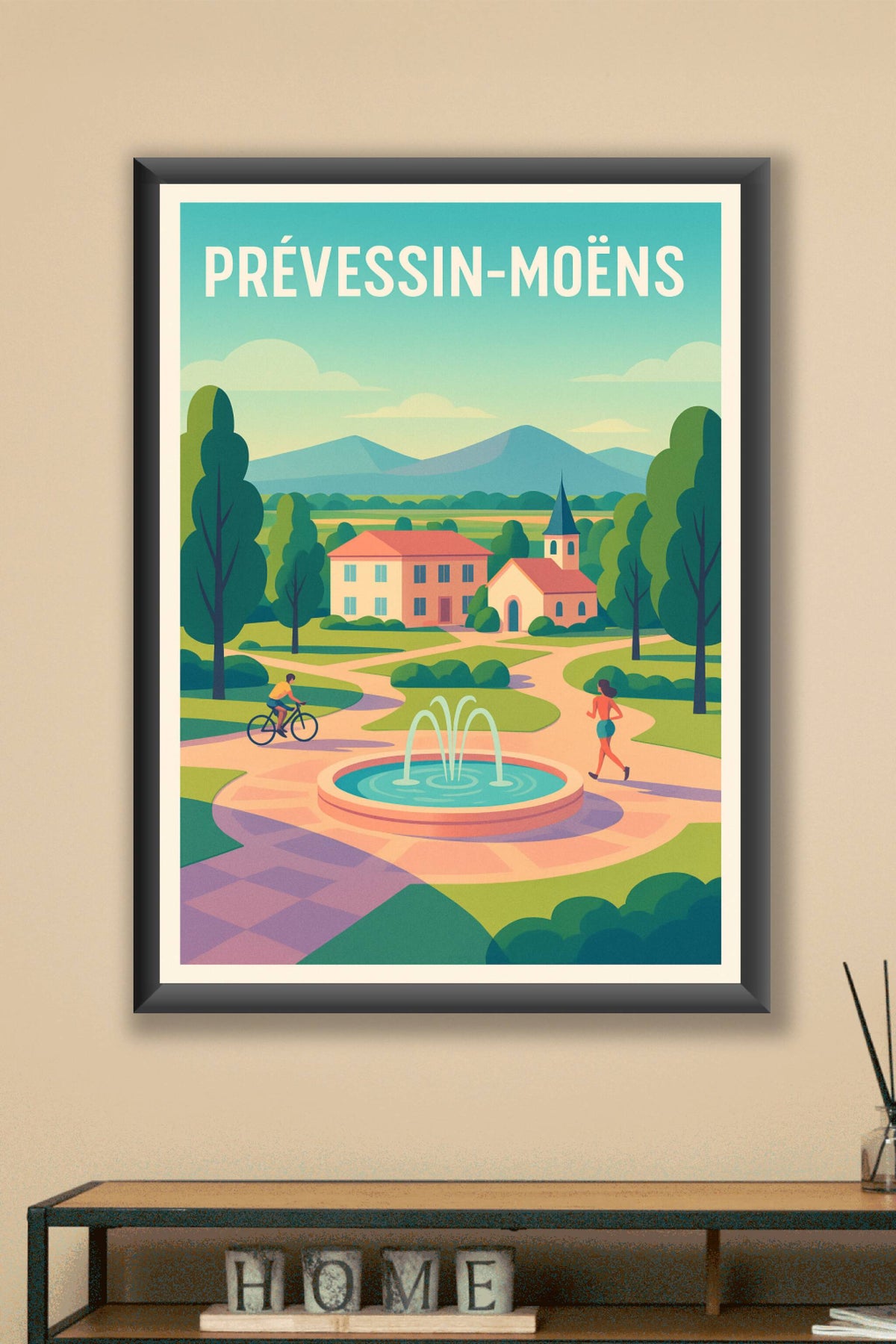 Affiche de Prévessin-Moëns - La douceur de la vie au cœur du village