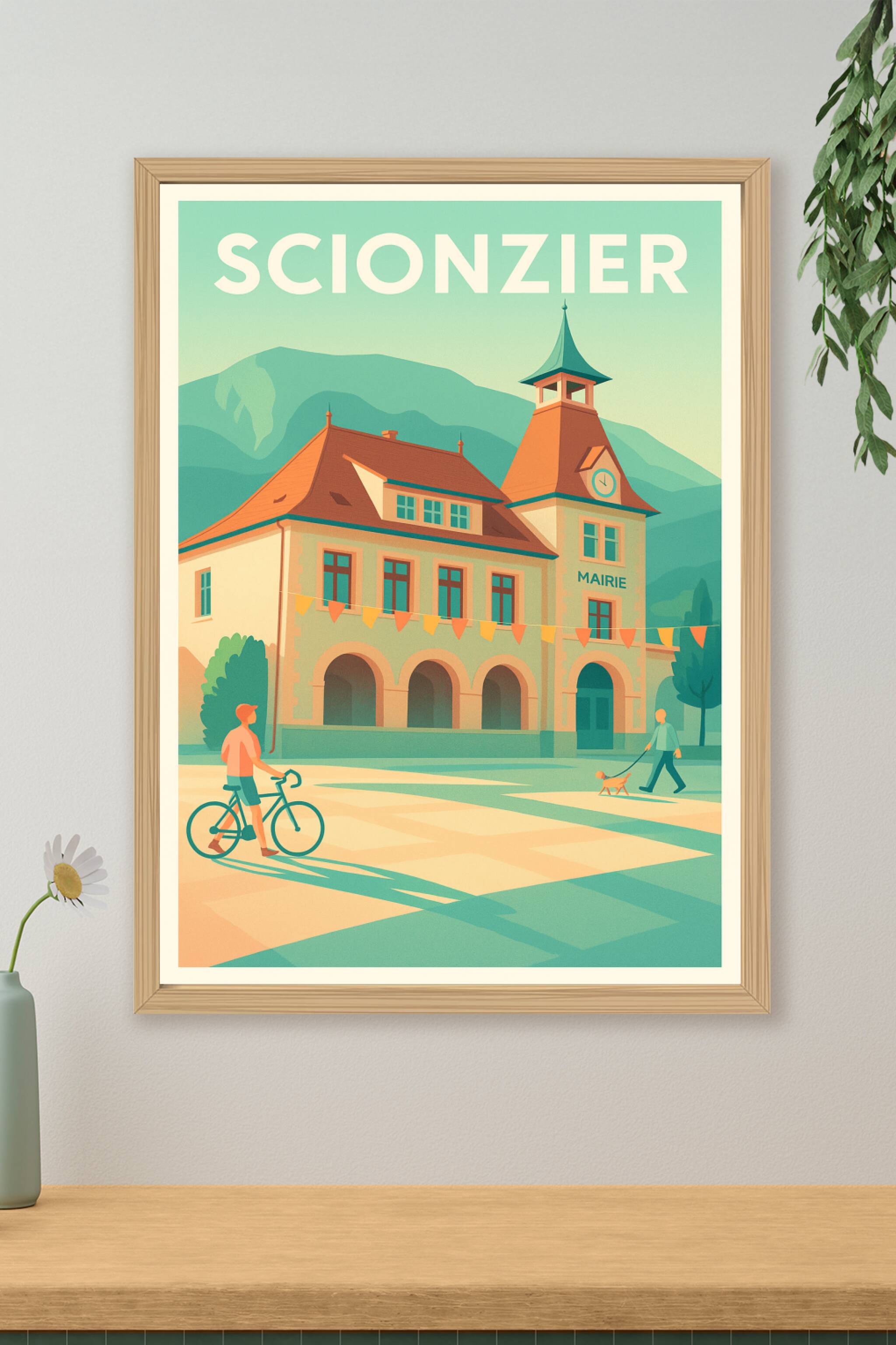 Affiche de Scionzier - Charme paisible en cœur de ville