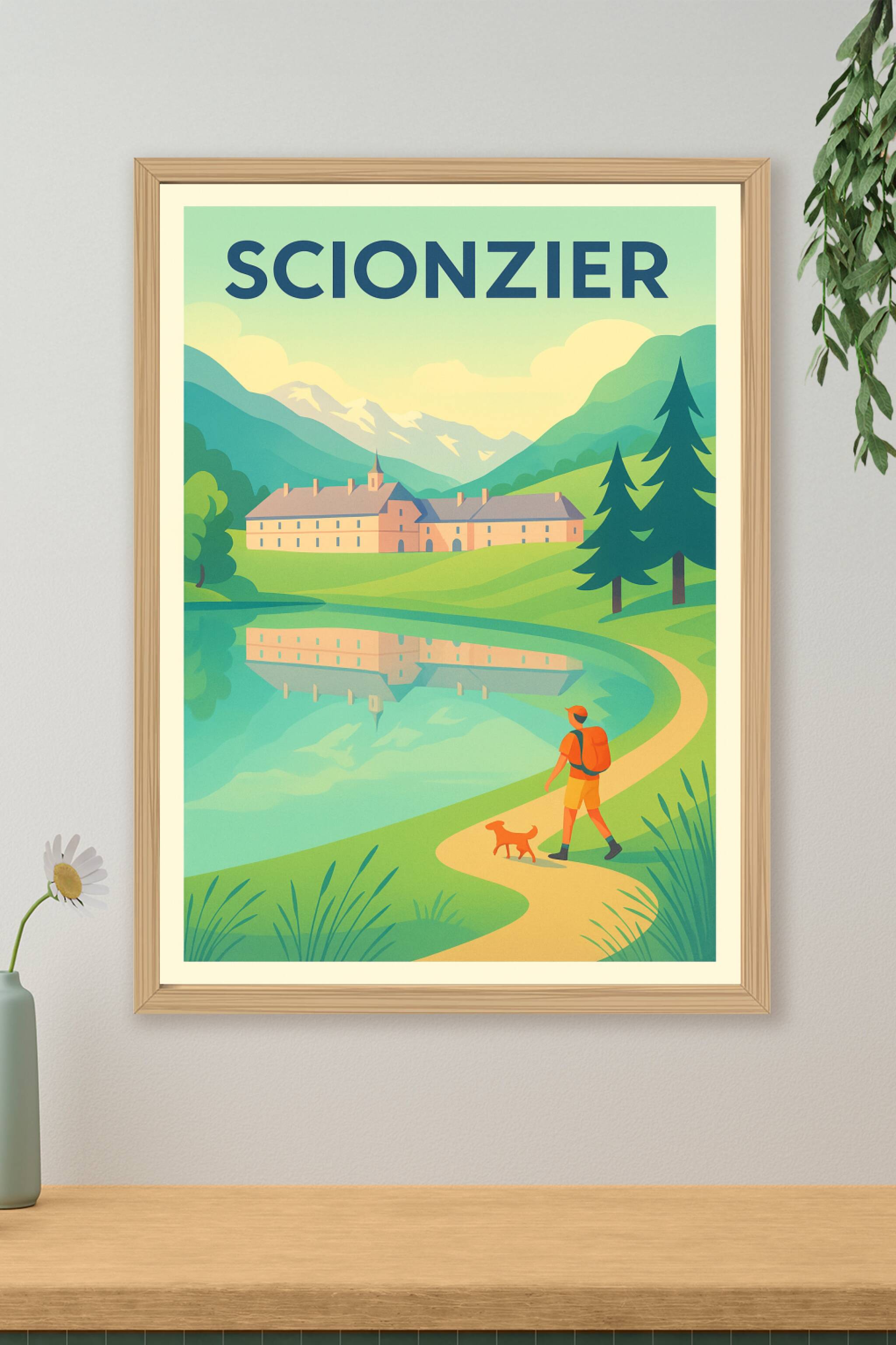 Affiche de Scionzier - Invitation à la balade en nature