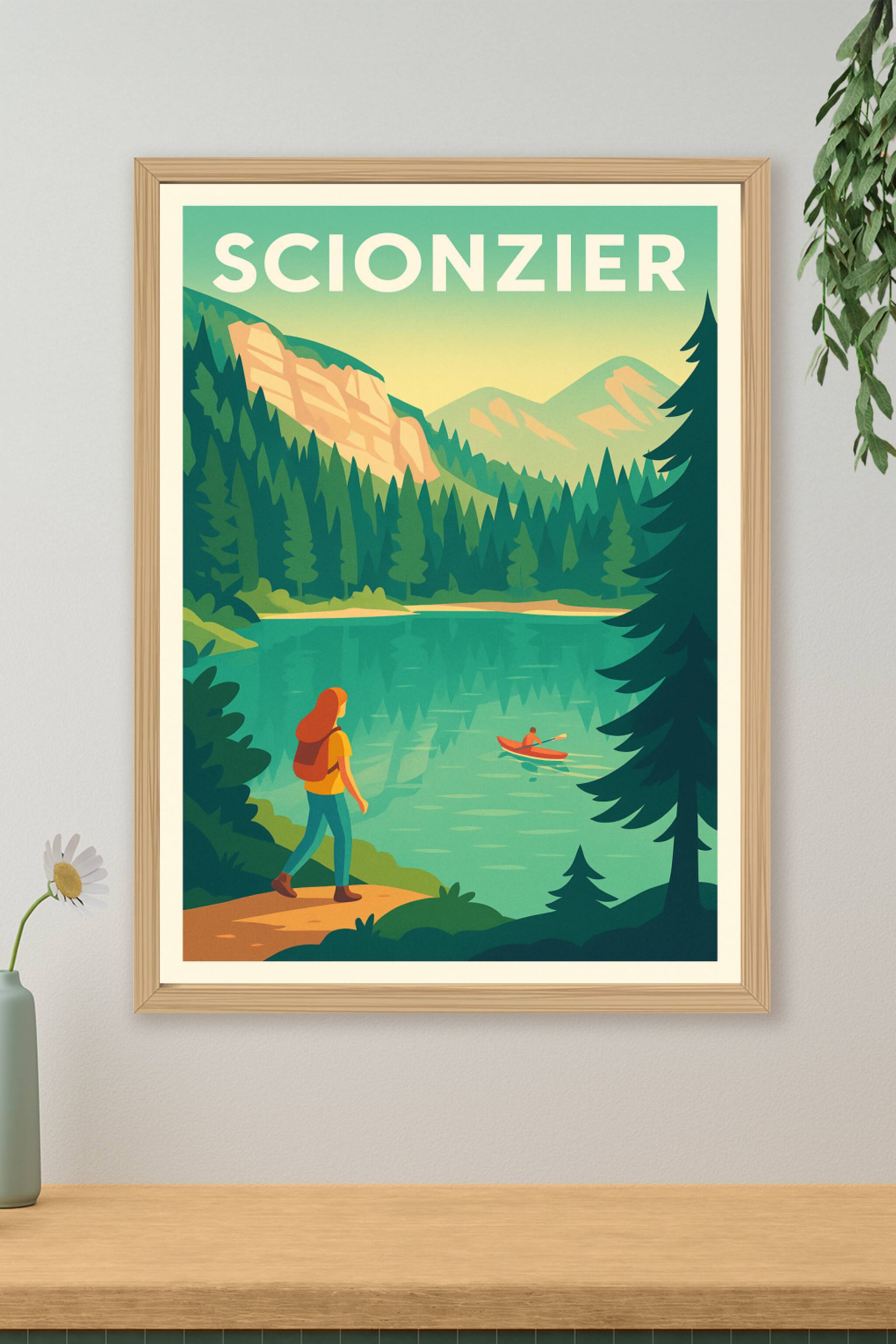 Affiche de Scionzier - Escapade nature au bord du lac