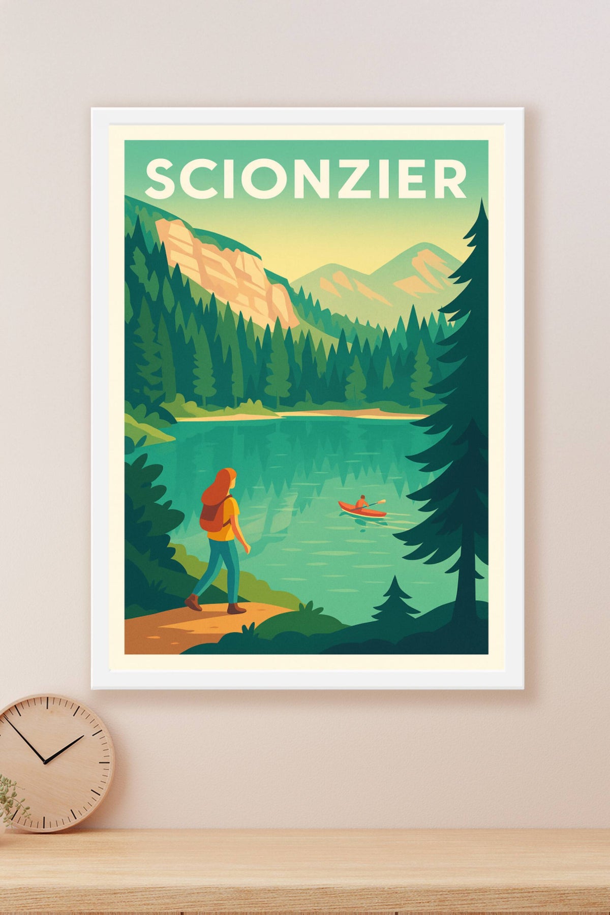 Affiche de Scionzier - Escapade nature au bord du lac