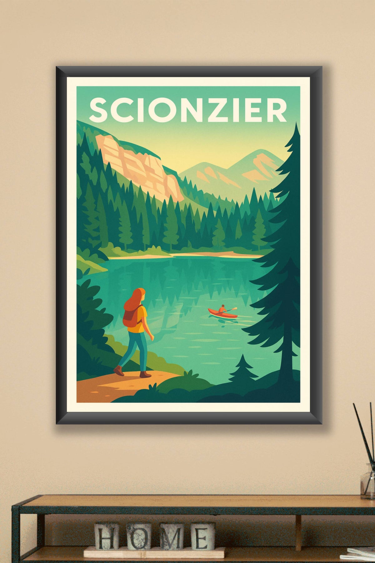 Affiche de Scionzier - Escapade nature au bord du lac