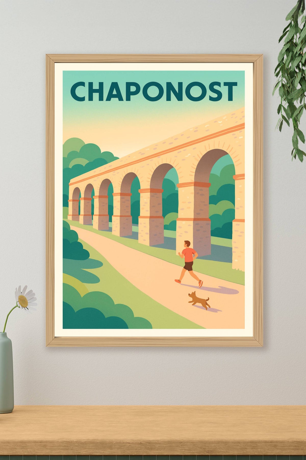 Affiche de Chaponost - L'aqueduc et ses allées paisibles