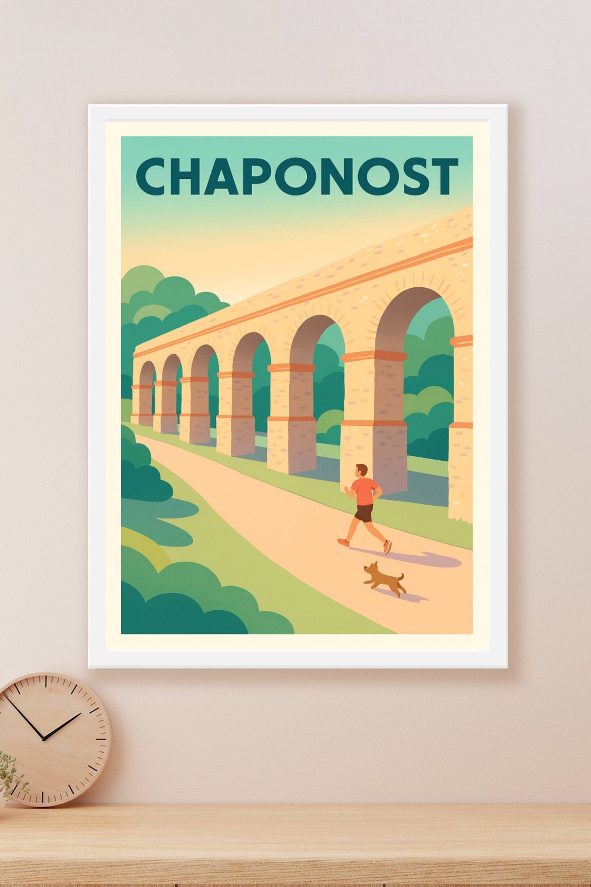 Affiche de Chaponost - L'aqueduc et ses allées paisibles
