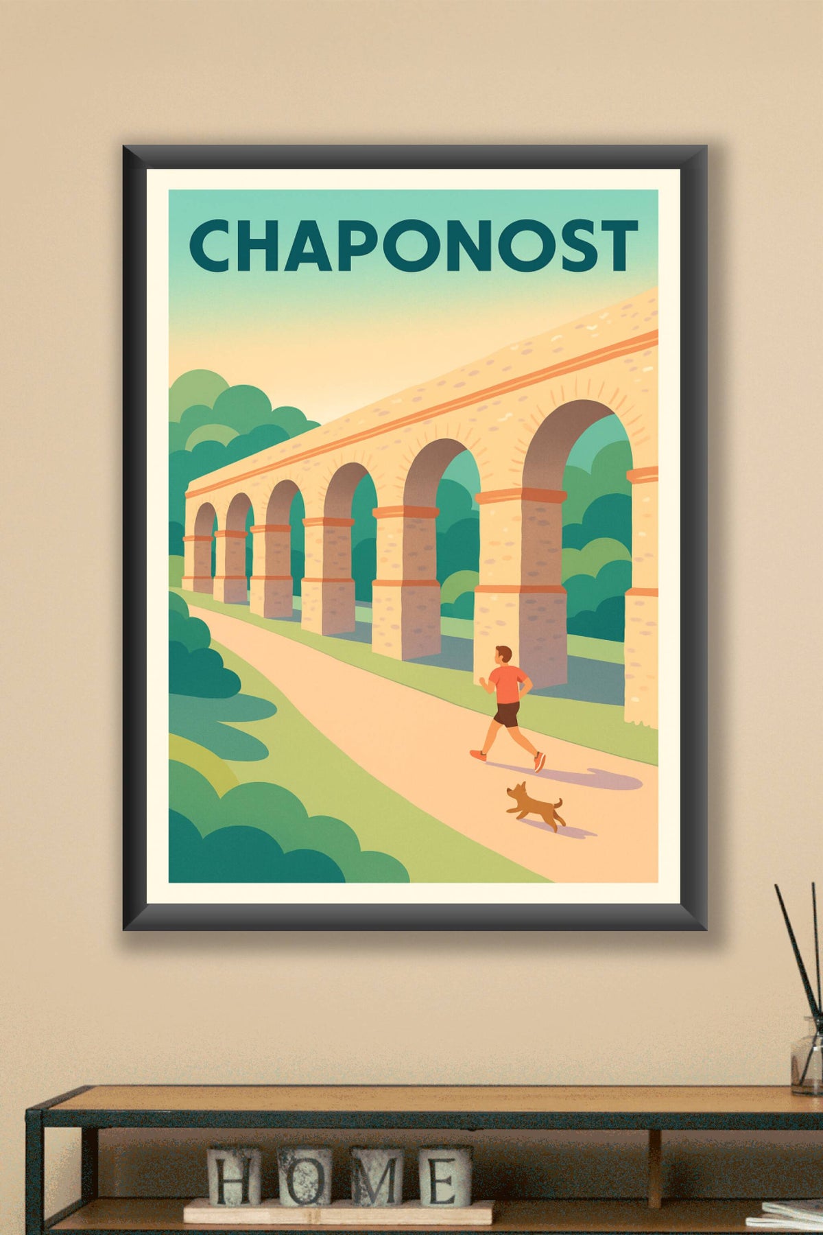 Affiche de Chaponost - L'aqueduc et ses allées paisibles
