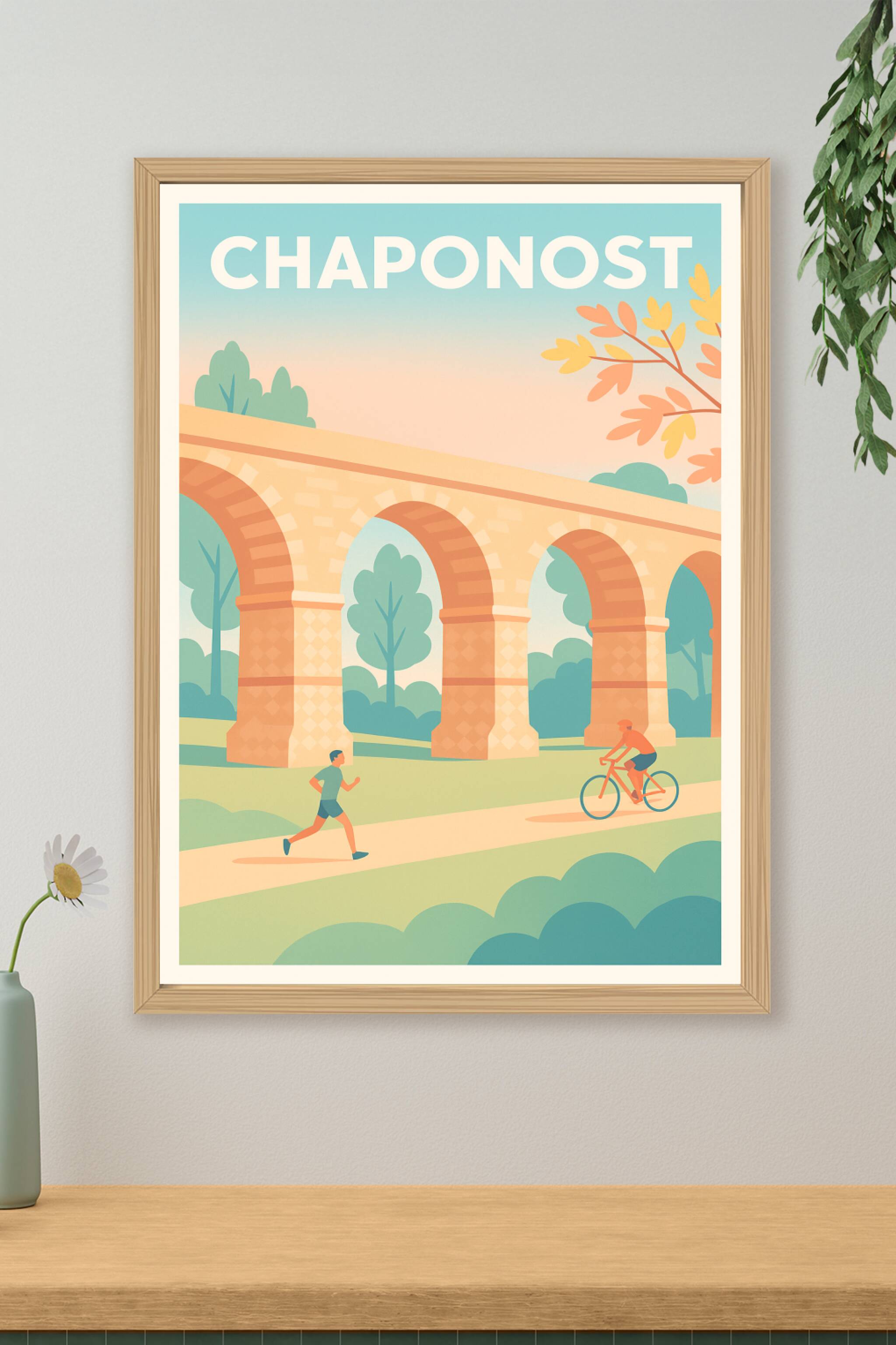 Affiche de Chaponost - Évasion nature et patrimoine