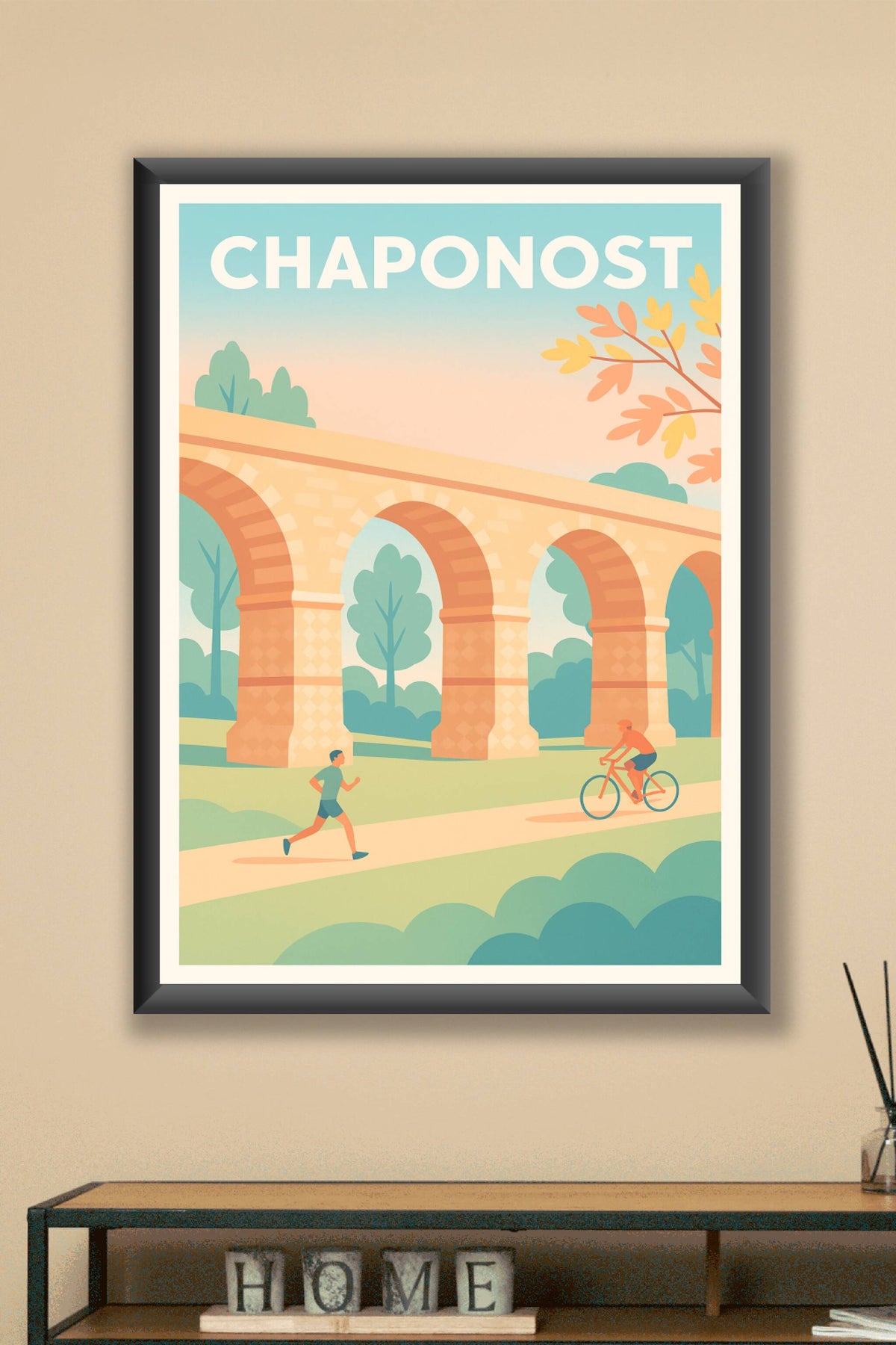 Affiche de Chaponost - Évasion nature et patrimoine