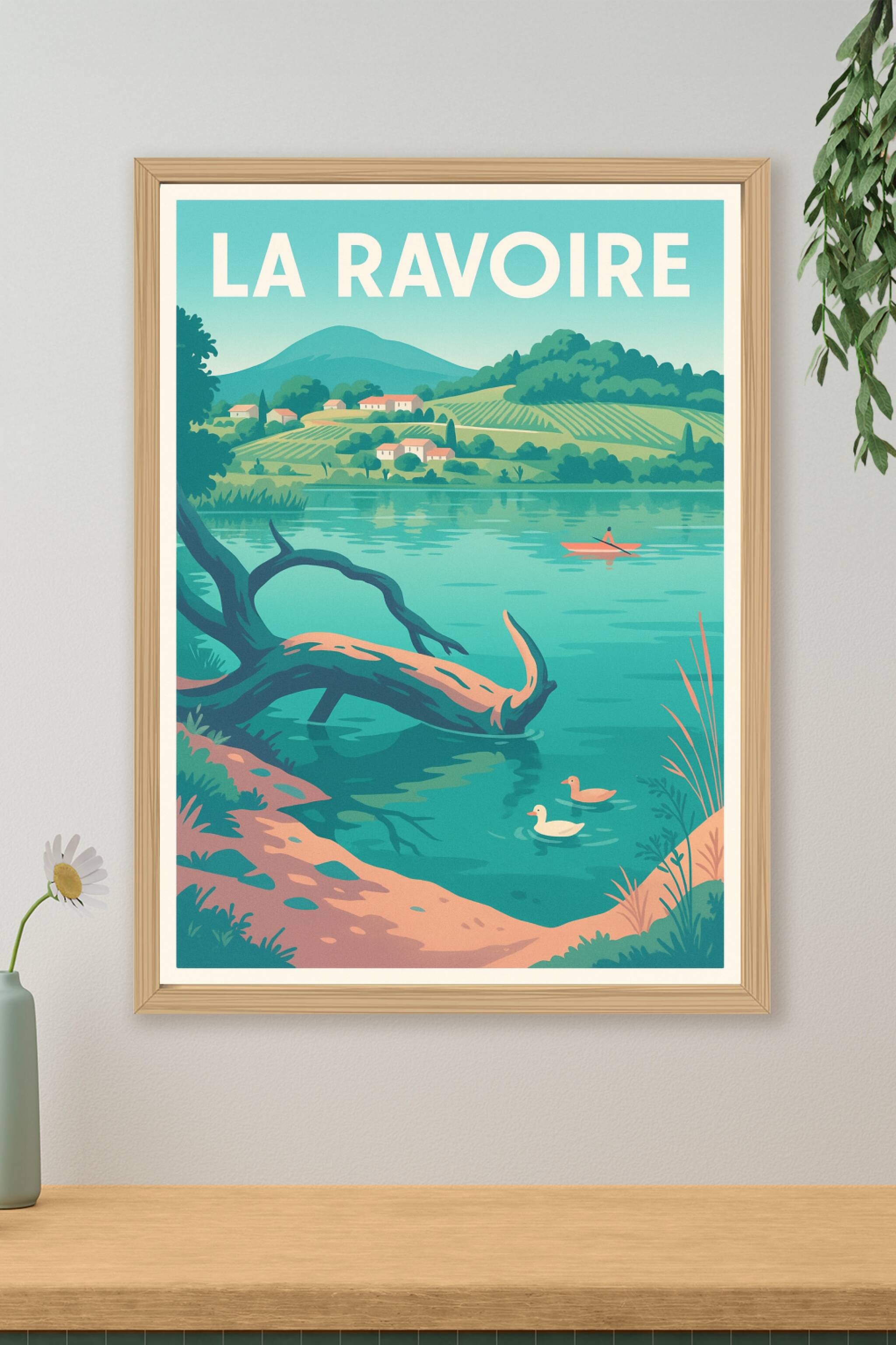 Affiche de La Ravoire - Tranquillité au bord de l'eau