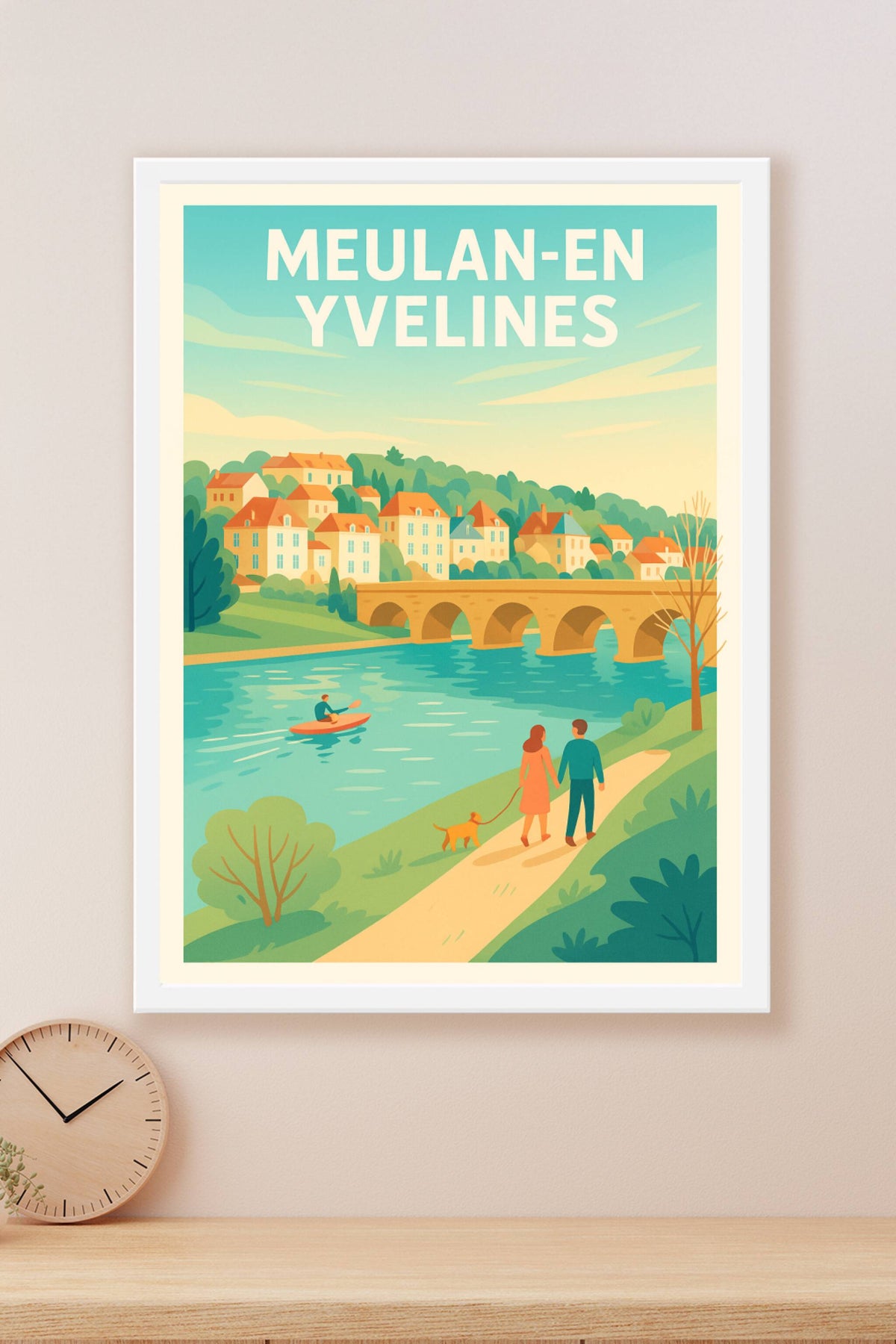 Affiche de Meulan-en-Yvelines - Charme bucolique au fil de l'eau