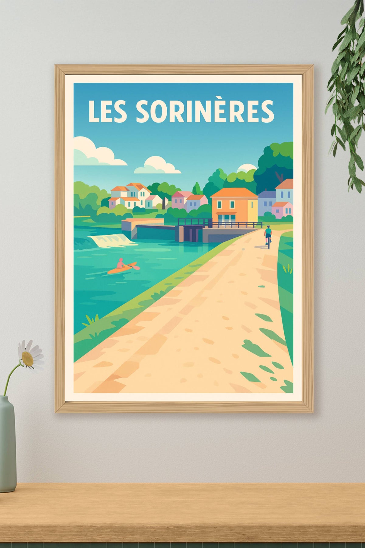 Affiche de Les Sorinières - Un coin de nature paisible