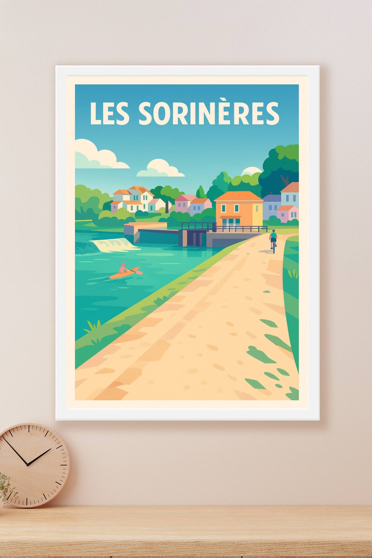 Affiche de Les Sorinières - Un coin de nature paisible