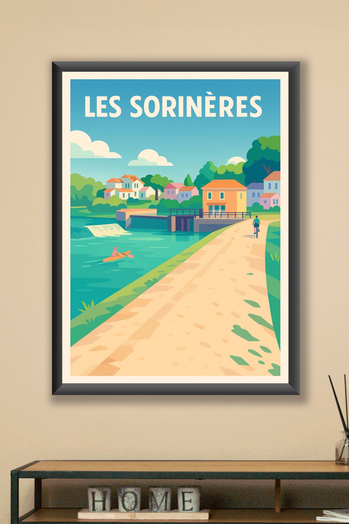 Affiche de Les Sorinières - Un coin de nature paisible