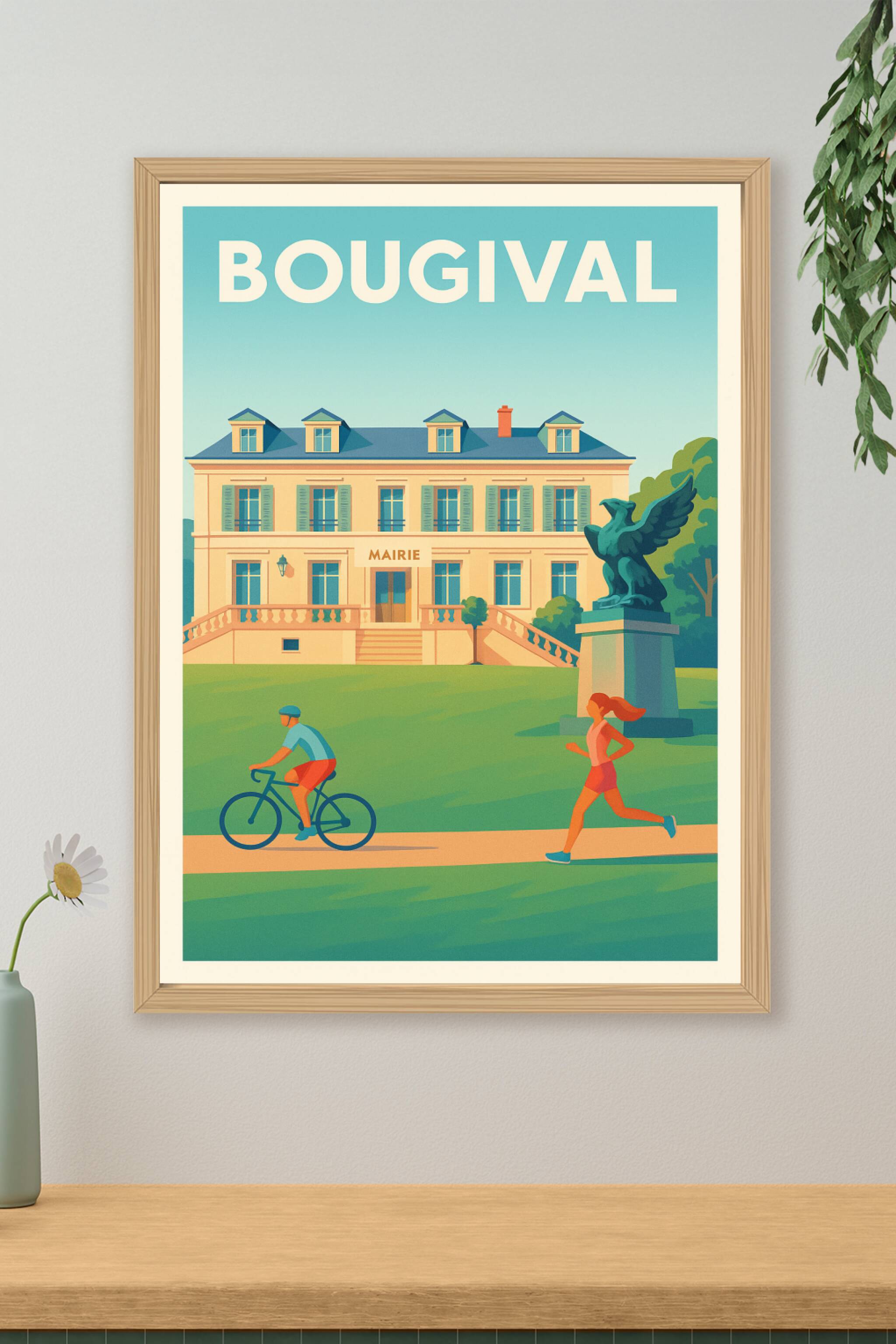 Affiche de Bougival - Charme et sérénité au cœur de la ville