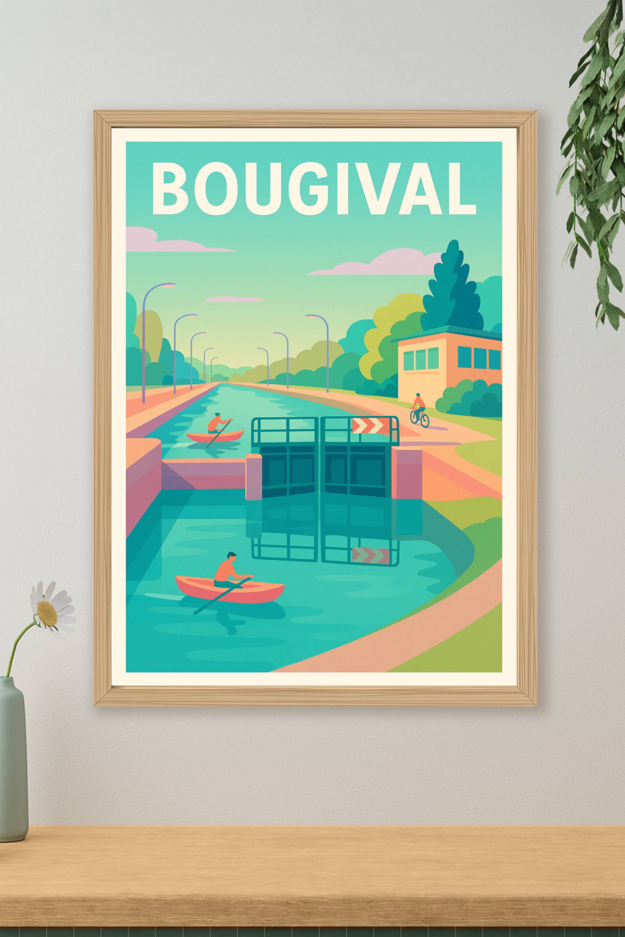 Affiche de Bougival - Évasion au fil de l'eau