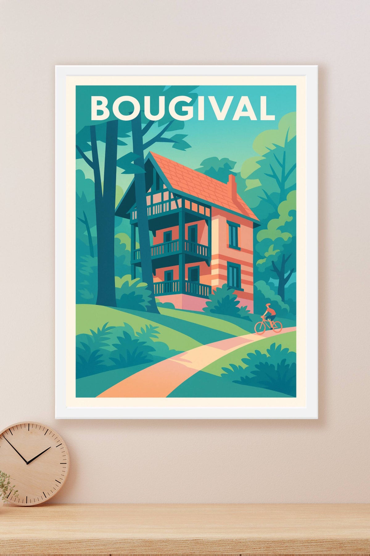 Affiche de Bougival - Évasion Verte et Balade à Vélo