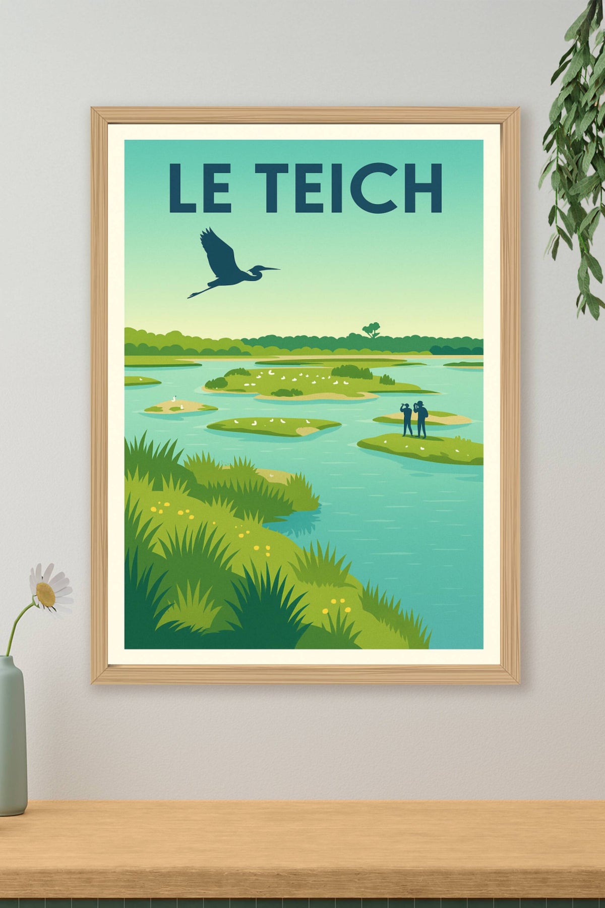 Affiche de Le Teich - Le paradis des oiseaux et des amoureux de la nature