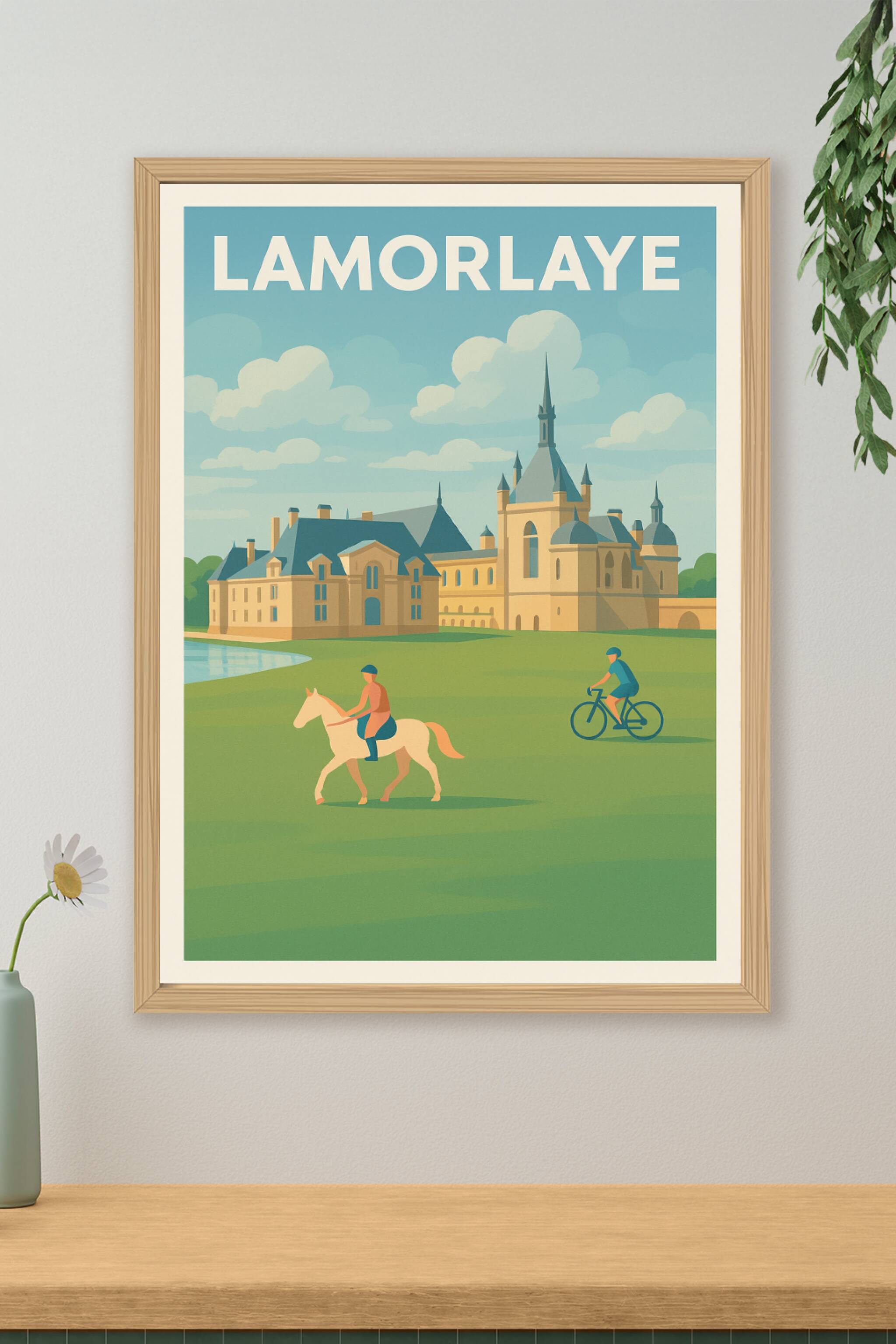 Affiche de Lamorlaye - Élégance et nature en harmonie
