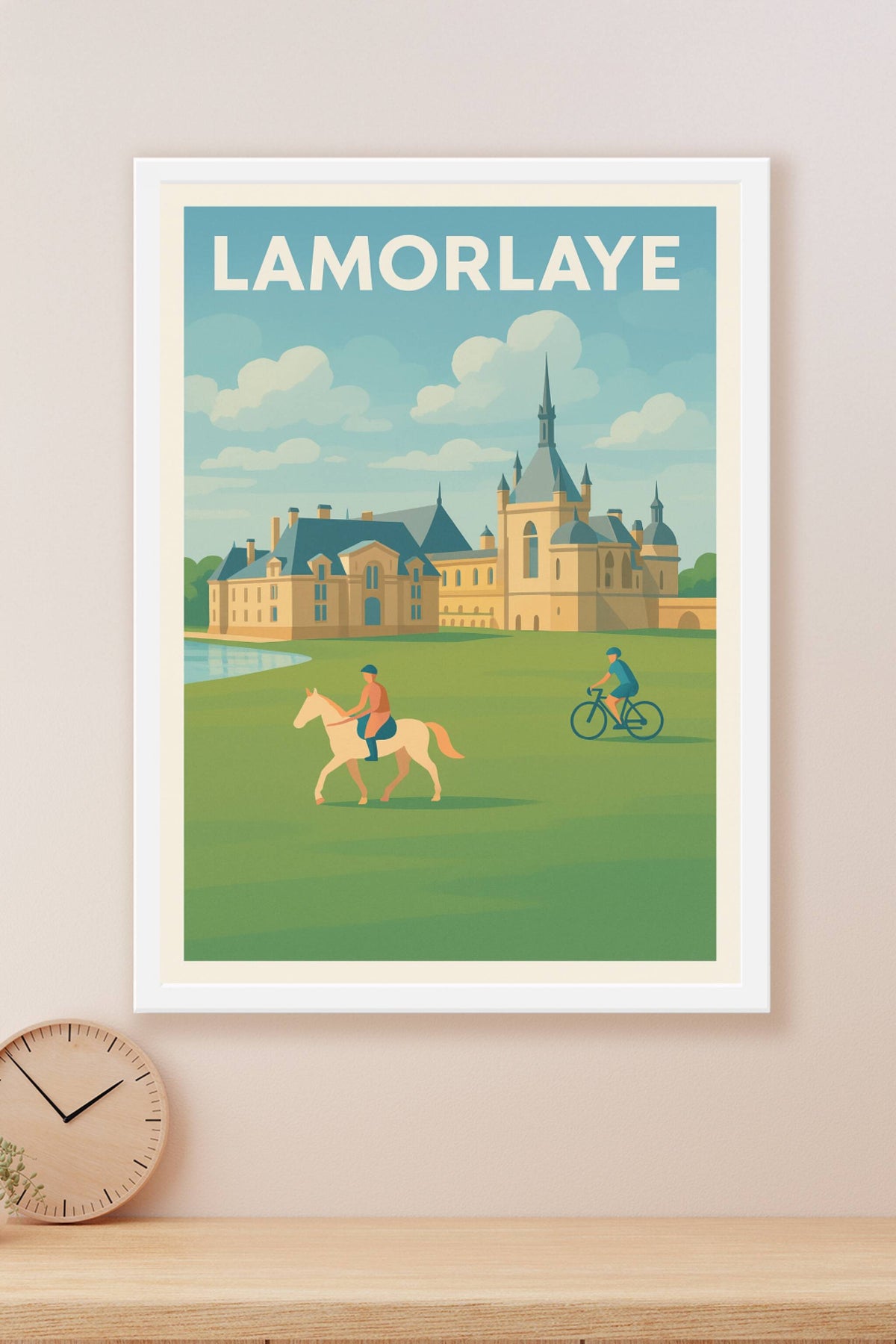 Affiche de Lamorlaye - Élégance et nature en harmonie
