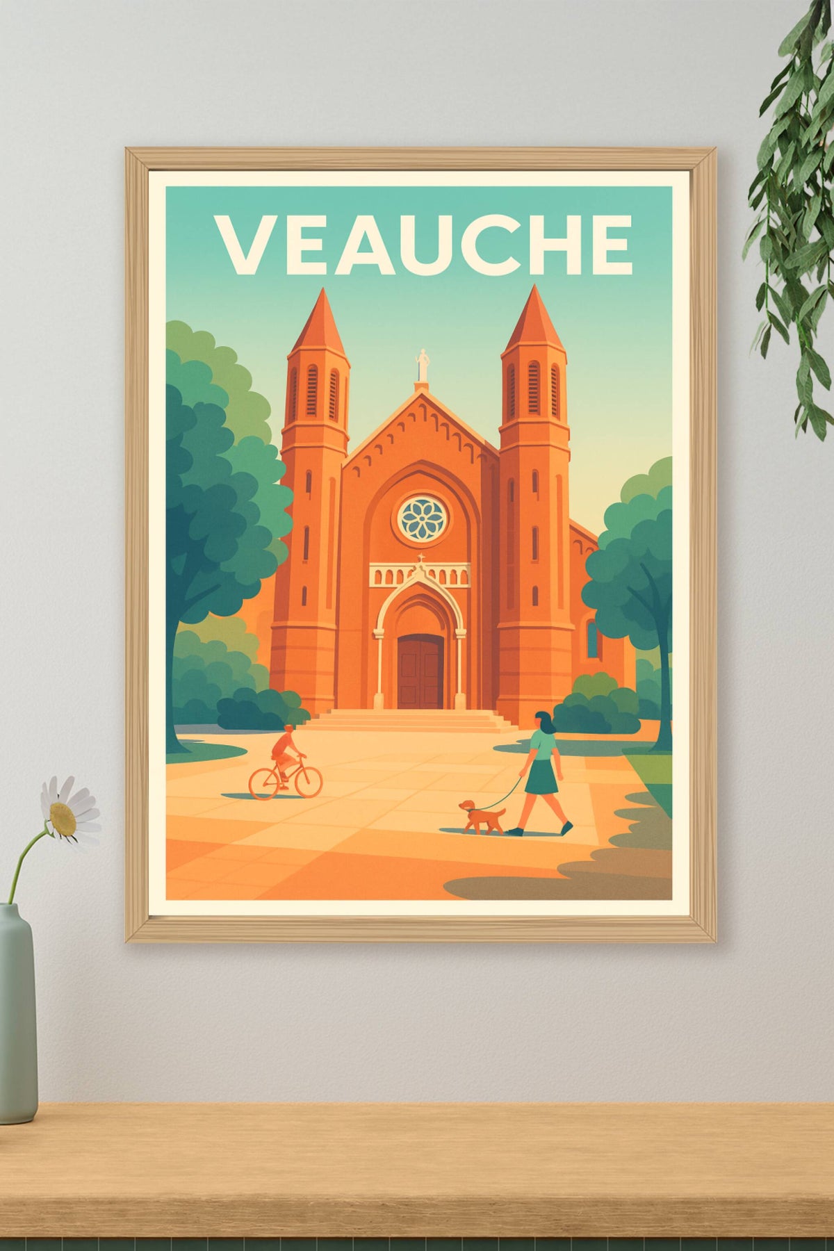 Affiche de Veauche - Charme et sérénité au cœur de la ville