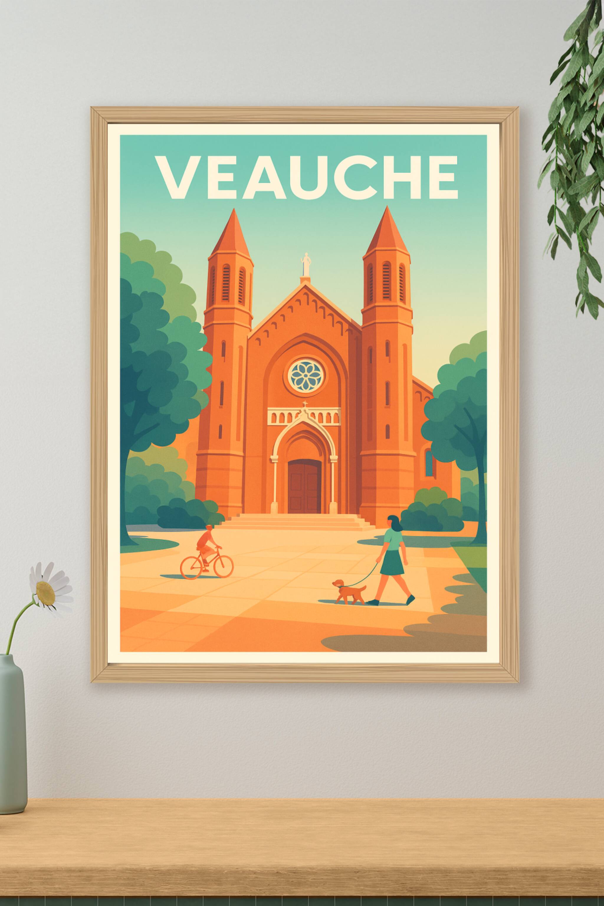 Affiche de Veauche - Charme et sérénité au cœur de la ville