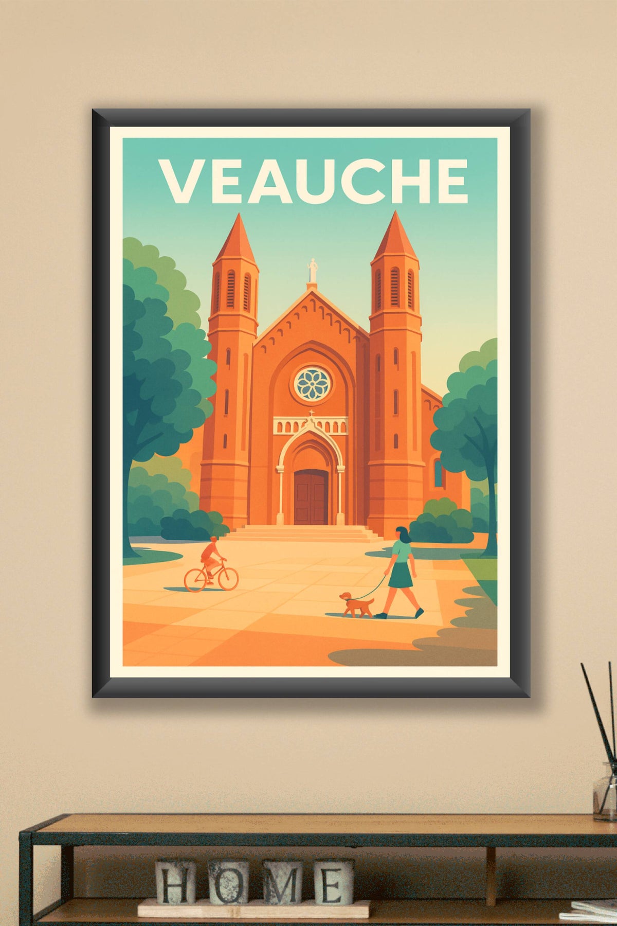 Affiche de Veauche - Charme et sérénité au cœur de la ville