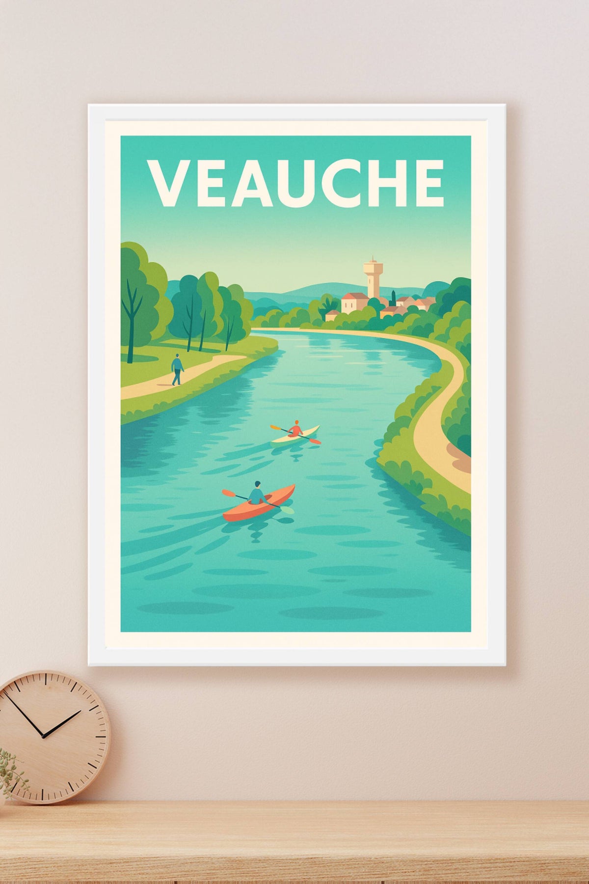 Affiche de Veauche - Évasion au fil de l'eau