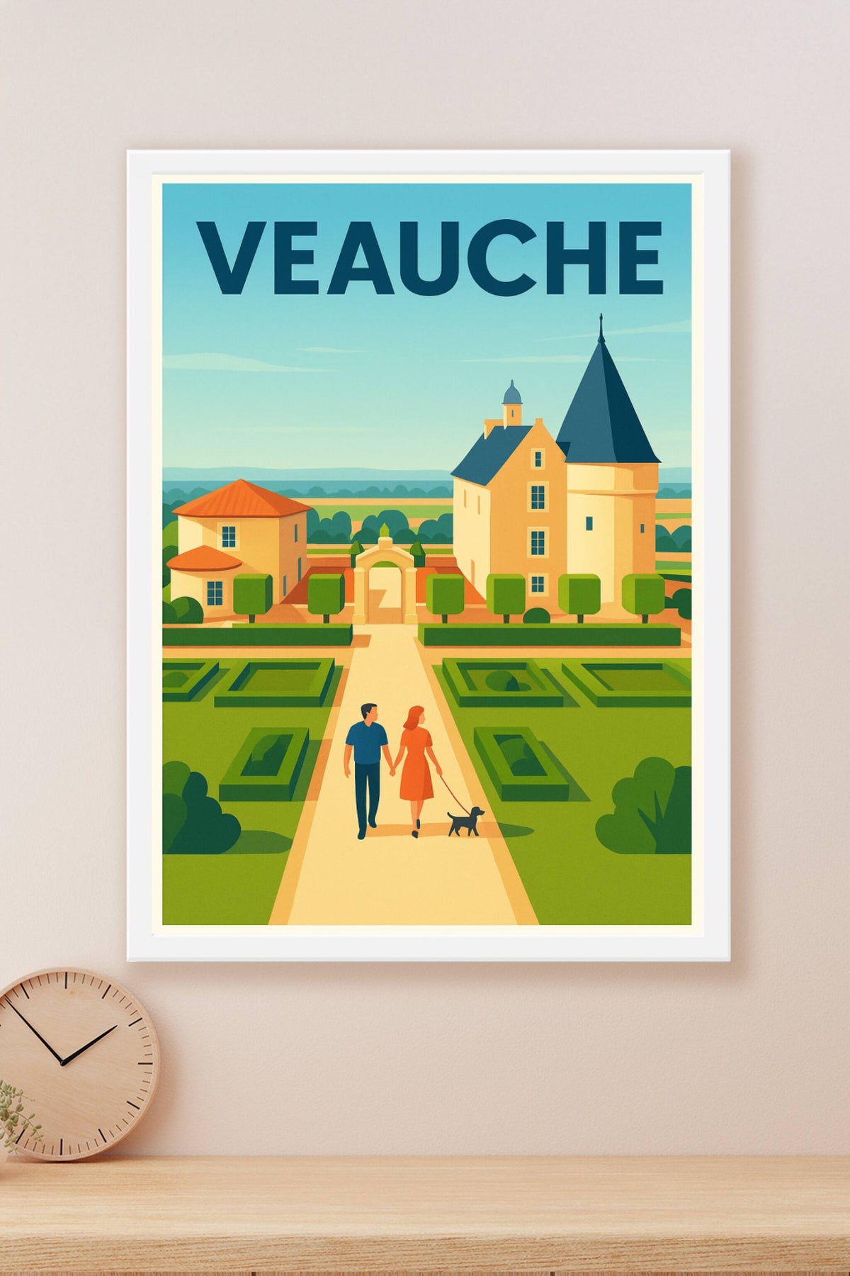 Affiche de Veauche - Promenade romantique et patrimoine en harmonie