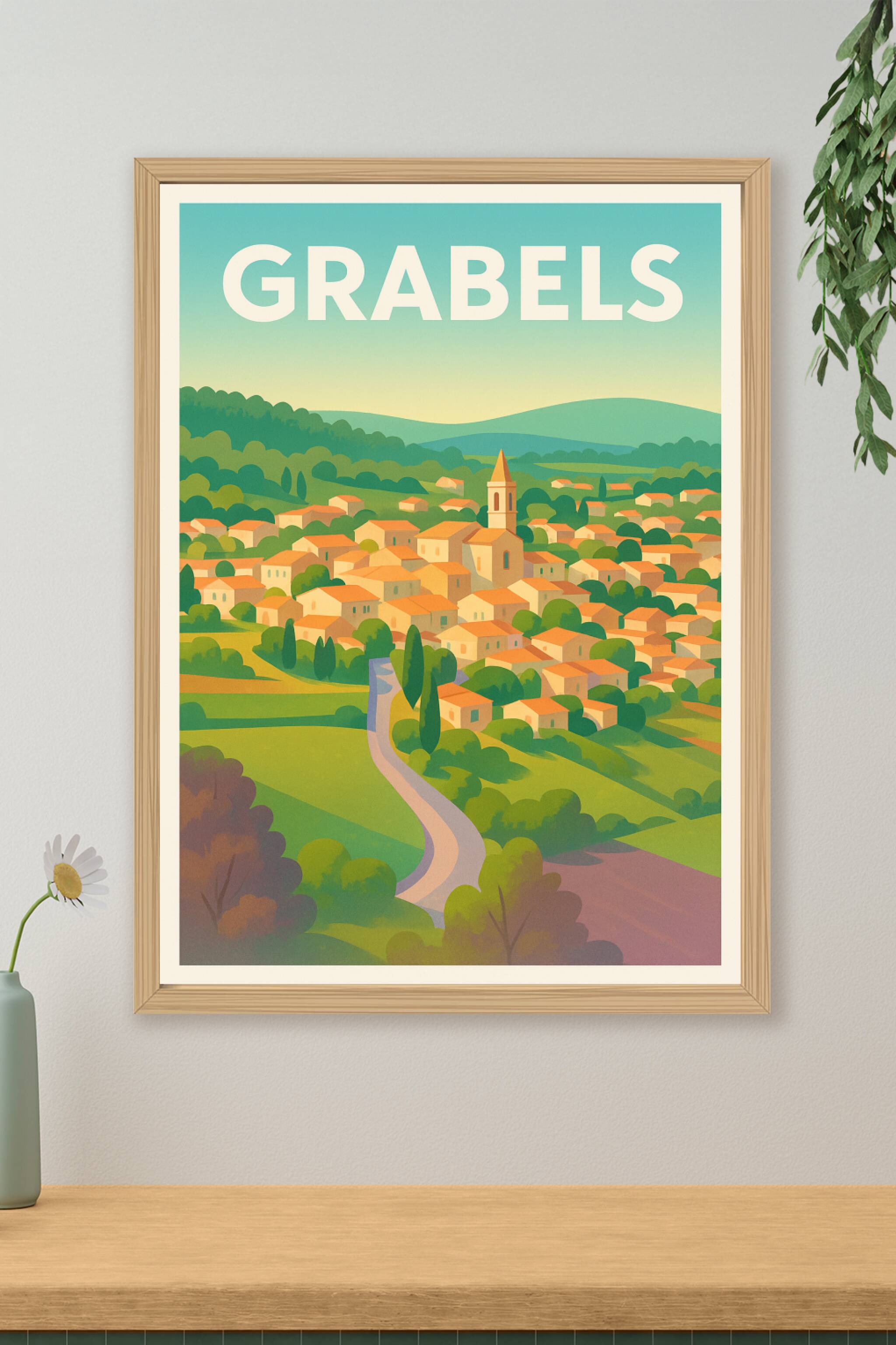 Affiche de Grabels - Charme et Sérénité Méditerranéenne