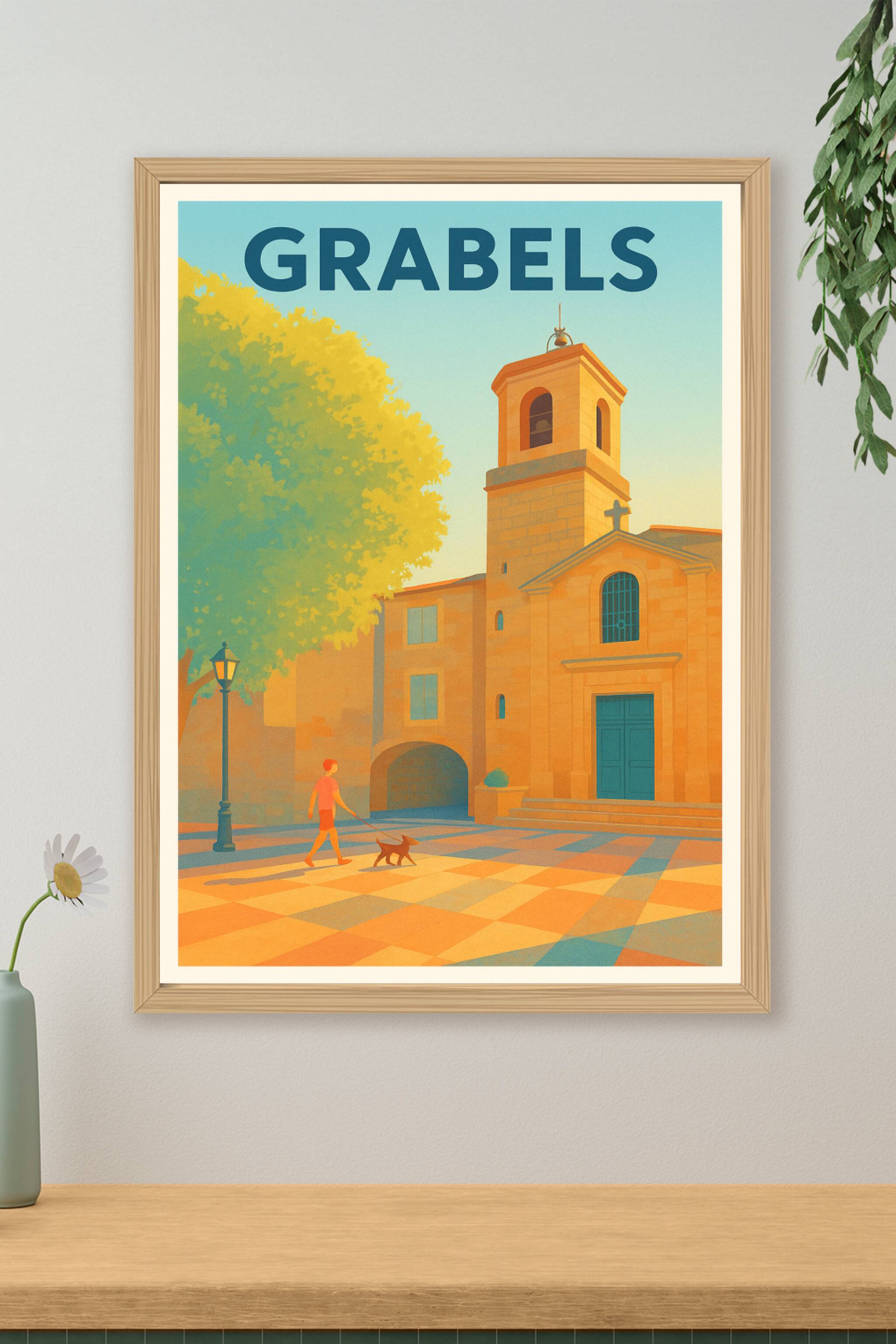 Affiche de Grabels - Charme et Sérénité en Pays Occitan