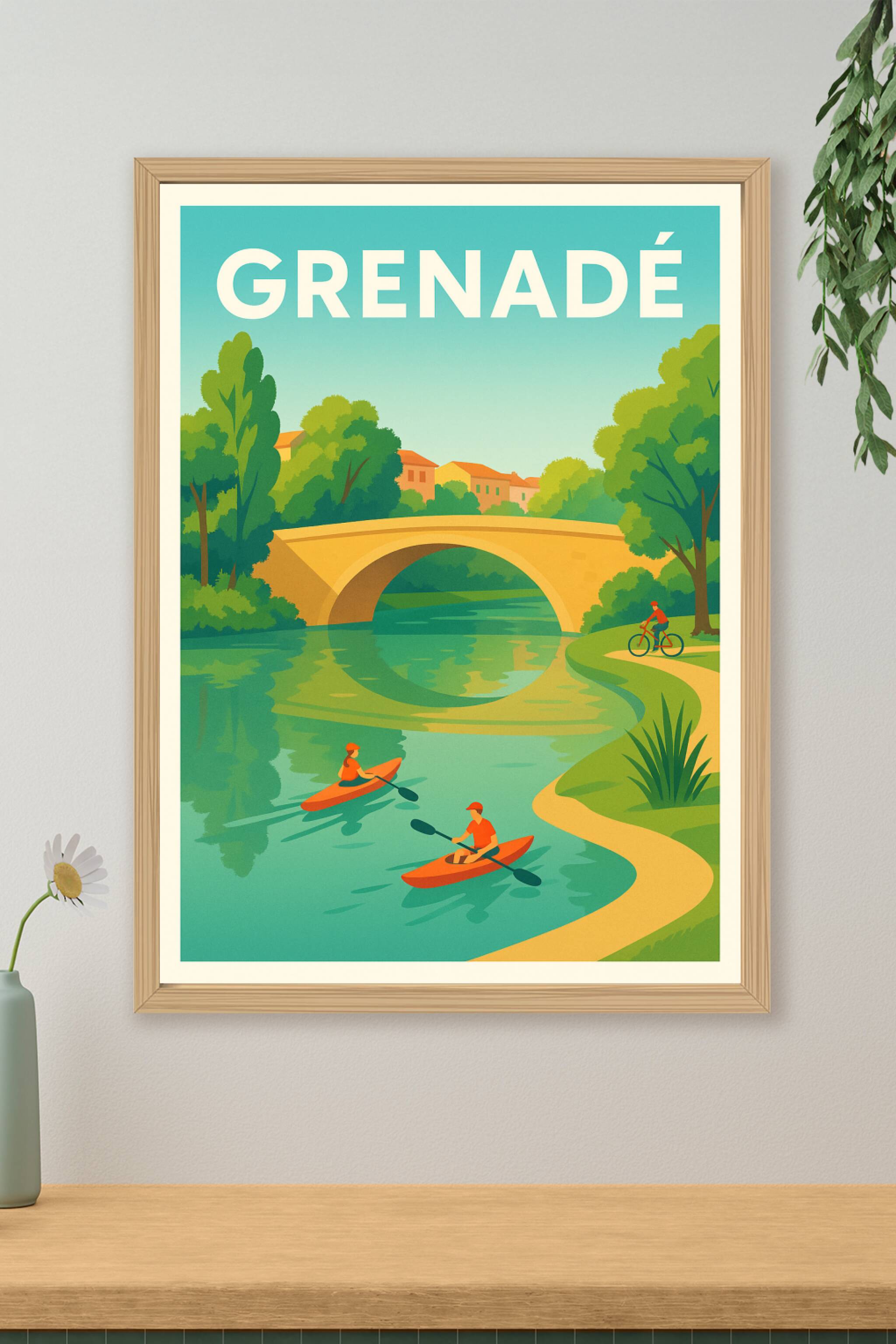 Affiche de Grenadé - Escapade nature et douceur de vivre