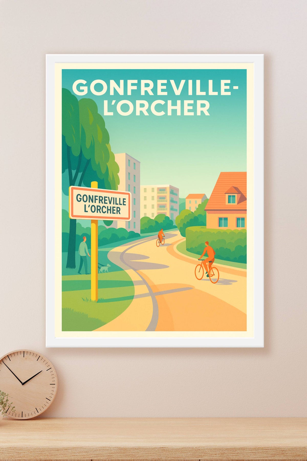Affiche de Gonfreville-l'Orcher - Ambiance paisible et cyclable