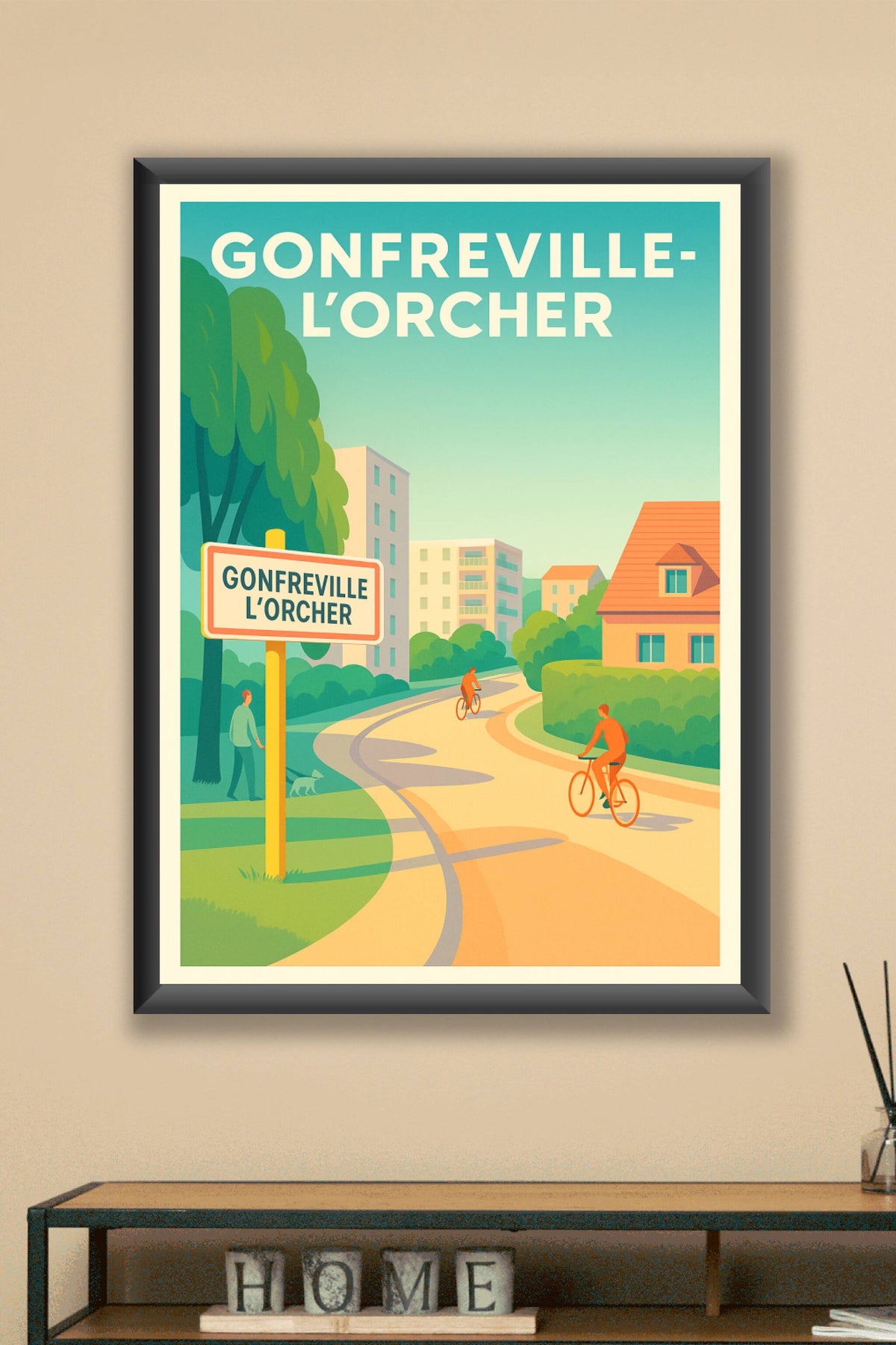 Affiche de Gonfreville-l'Orcher - Ambiance paisible et cyclable
