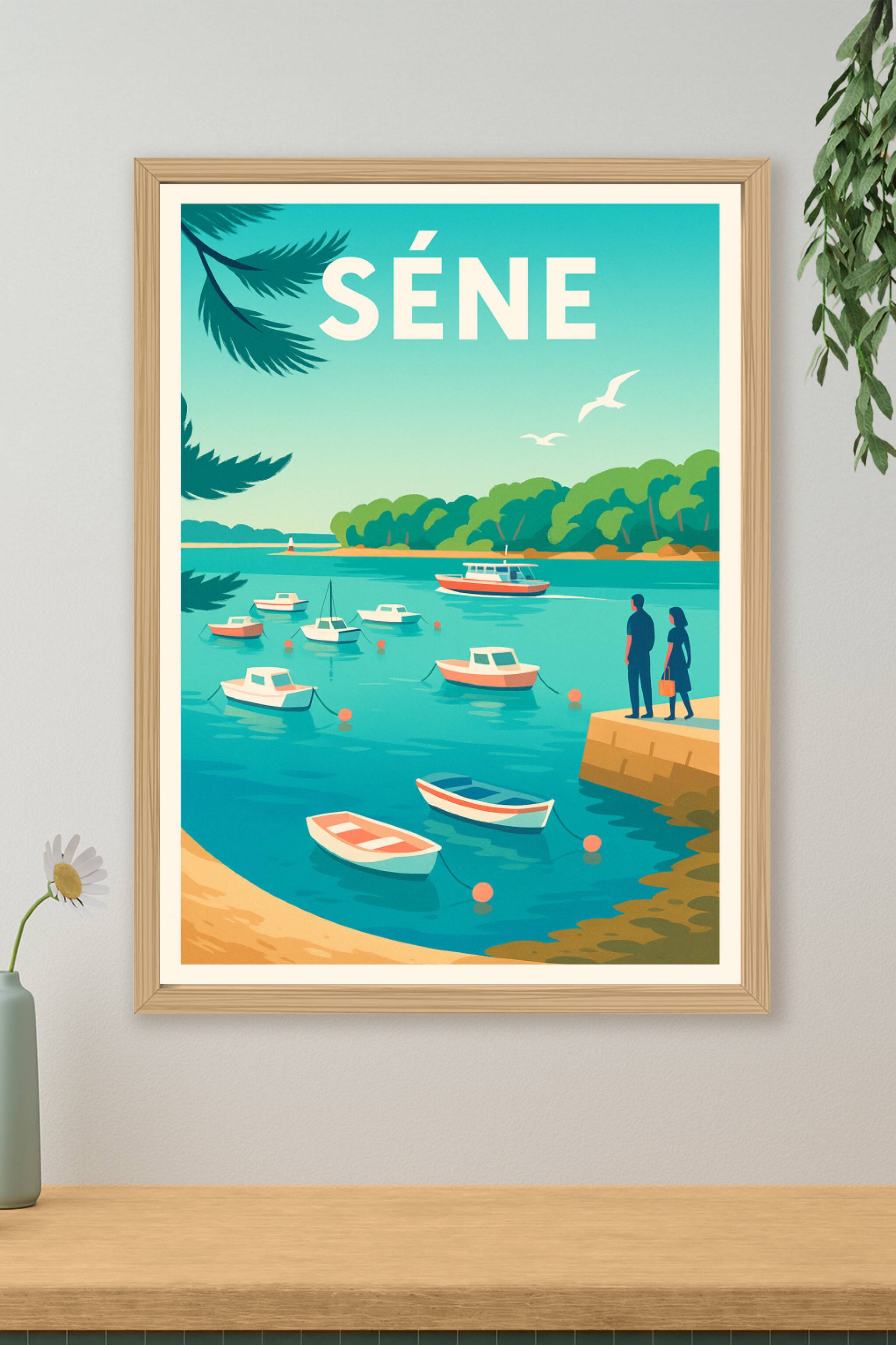 Affiche de Séné - Escapade paisible au bord de l'eau