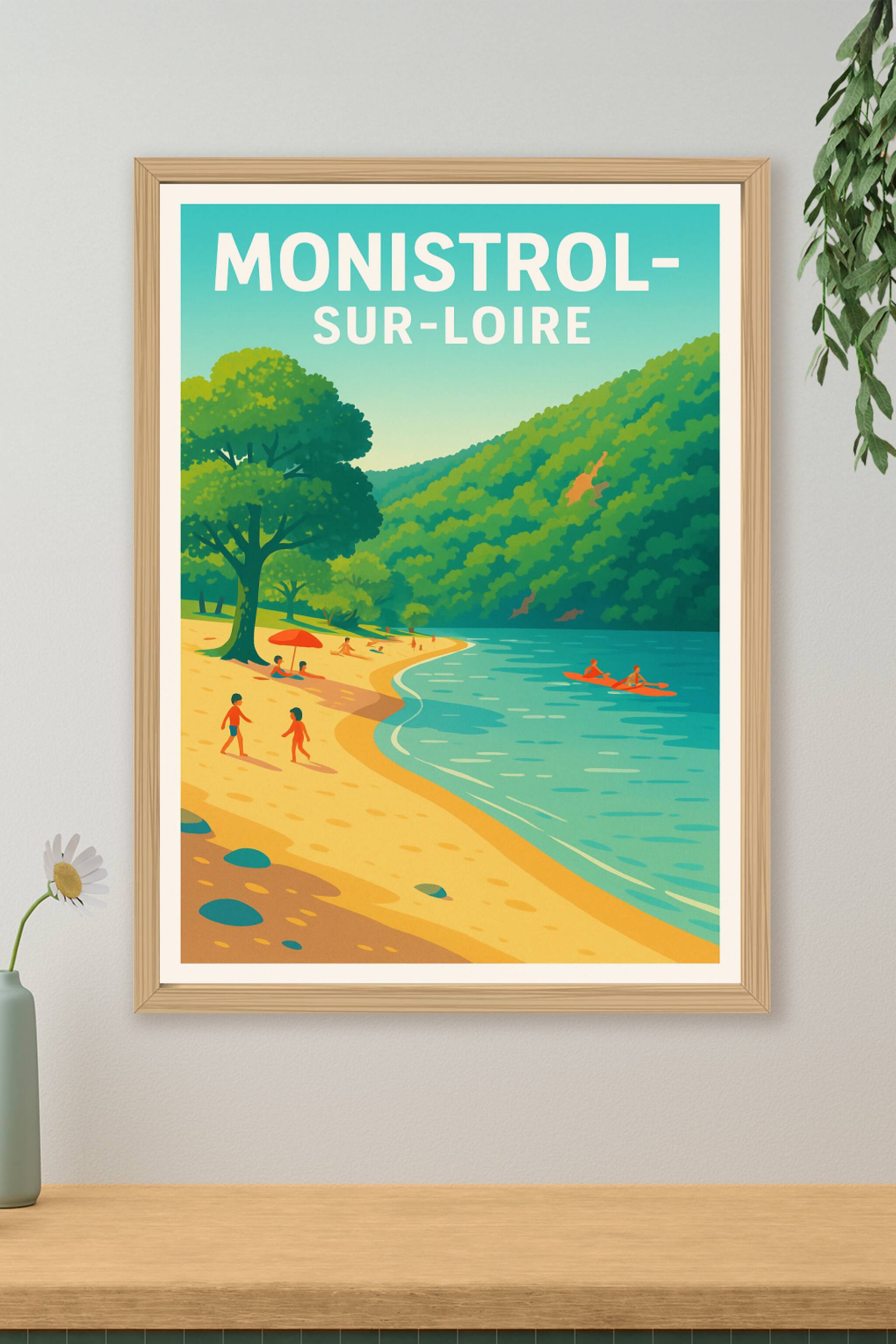 Affiche de Monistrol-sur-Loire - Évasion nature au fil de l'eau