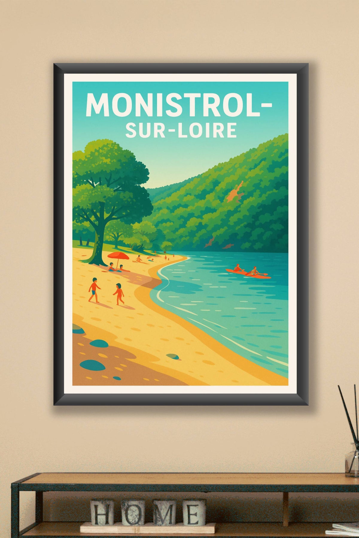 Affiche de Monistrol-sur-Loire - Évasion nature au fil de l'eau